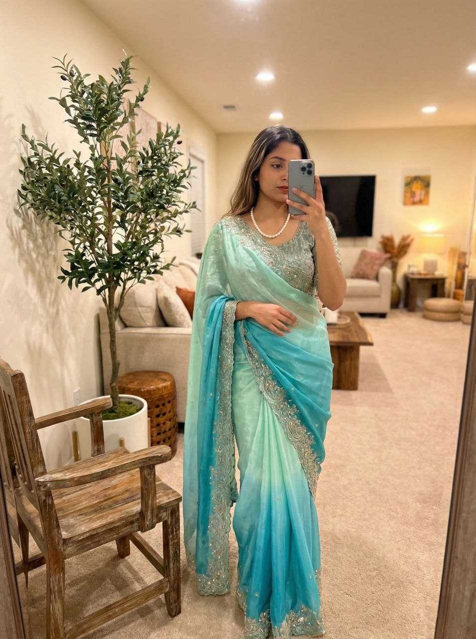 YNF Wholesale FENDY Party Wear Sarees  | Surat Manufacturer