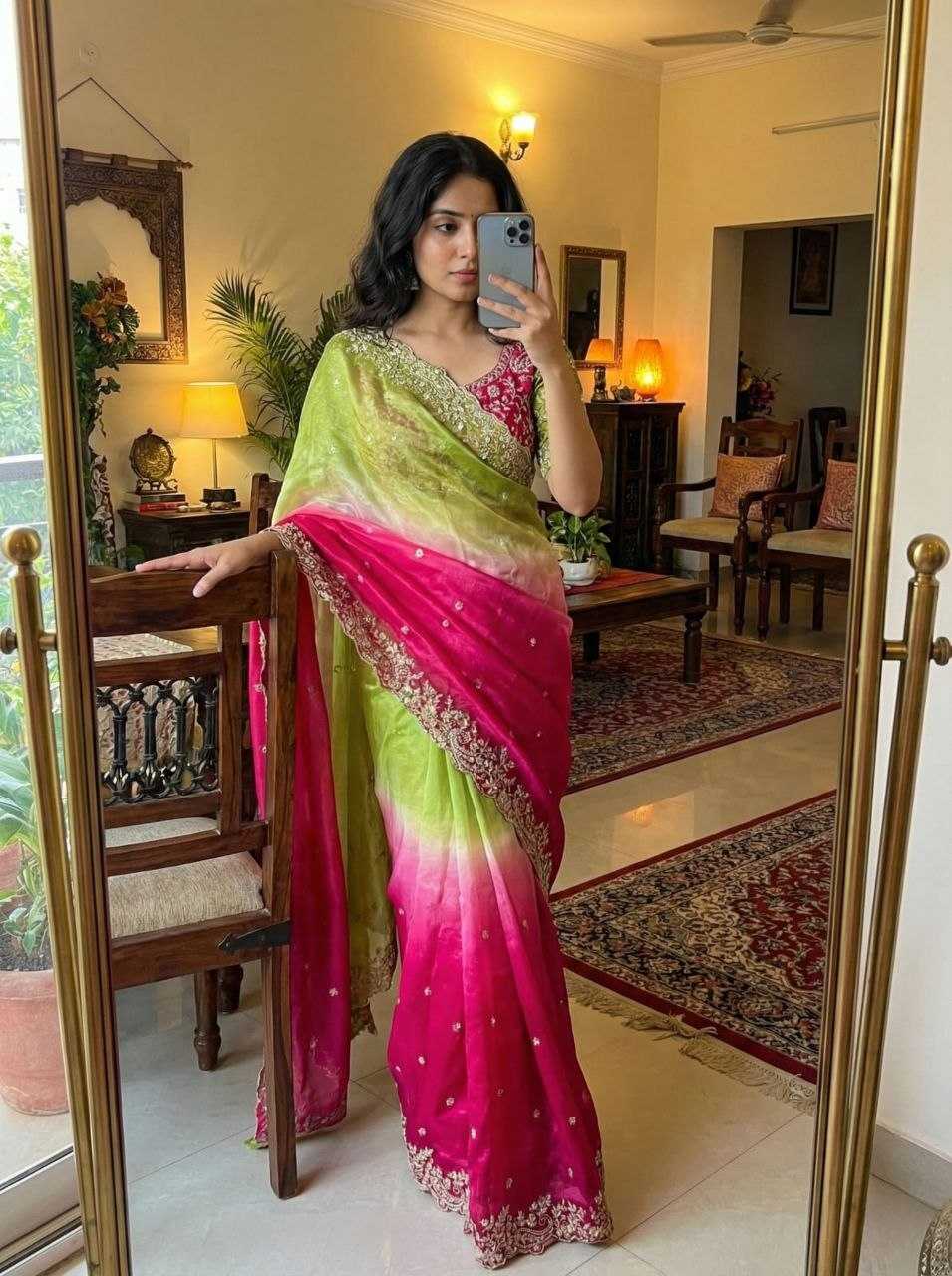 YNF Wholesale FENDY Party Wear Sarees  | Surat Manufacturer
