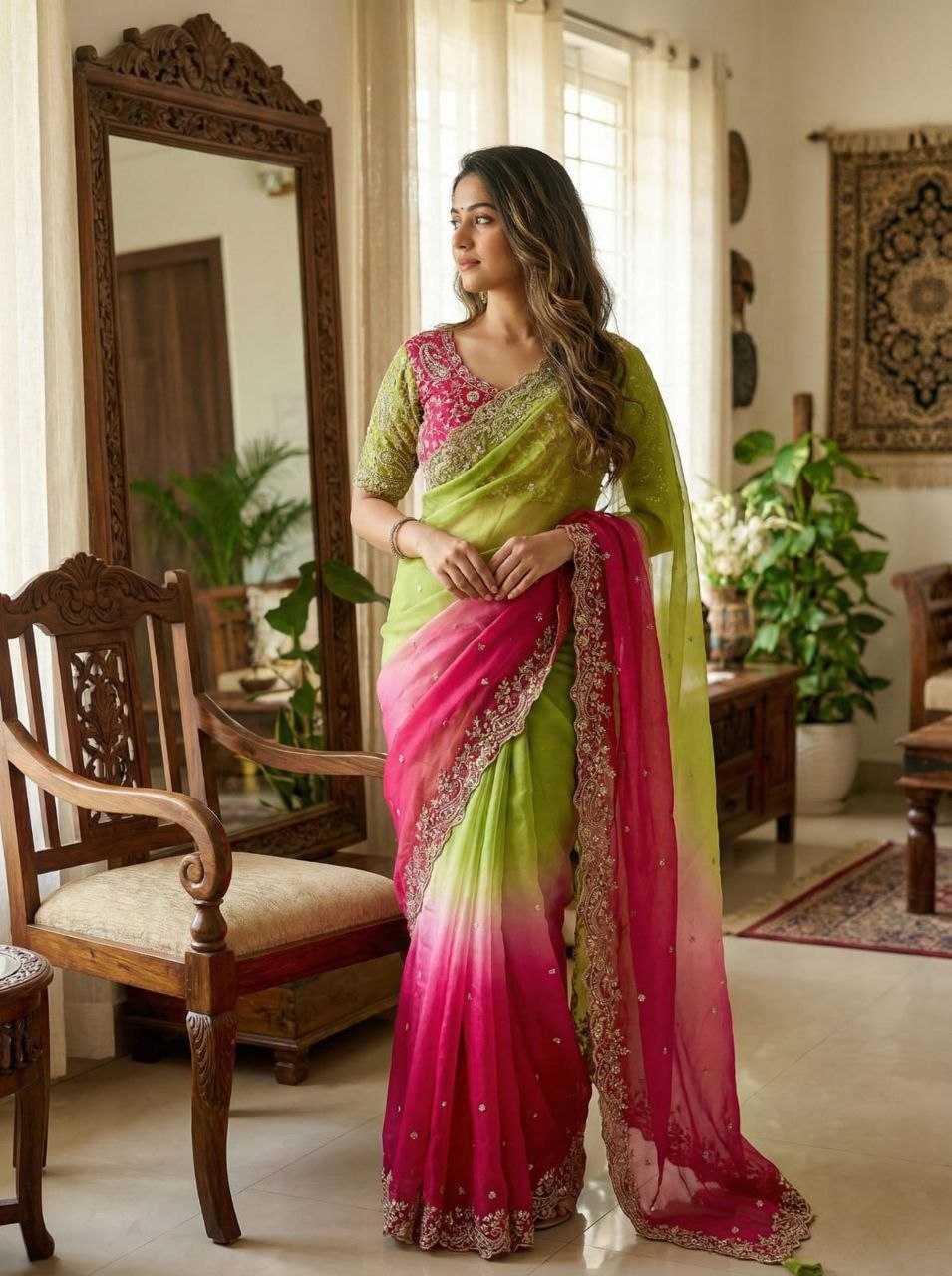 YNF Wholesale FENDY Party Wear Sarees  | Surat Manufacturer