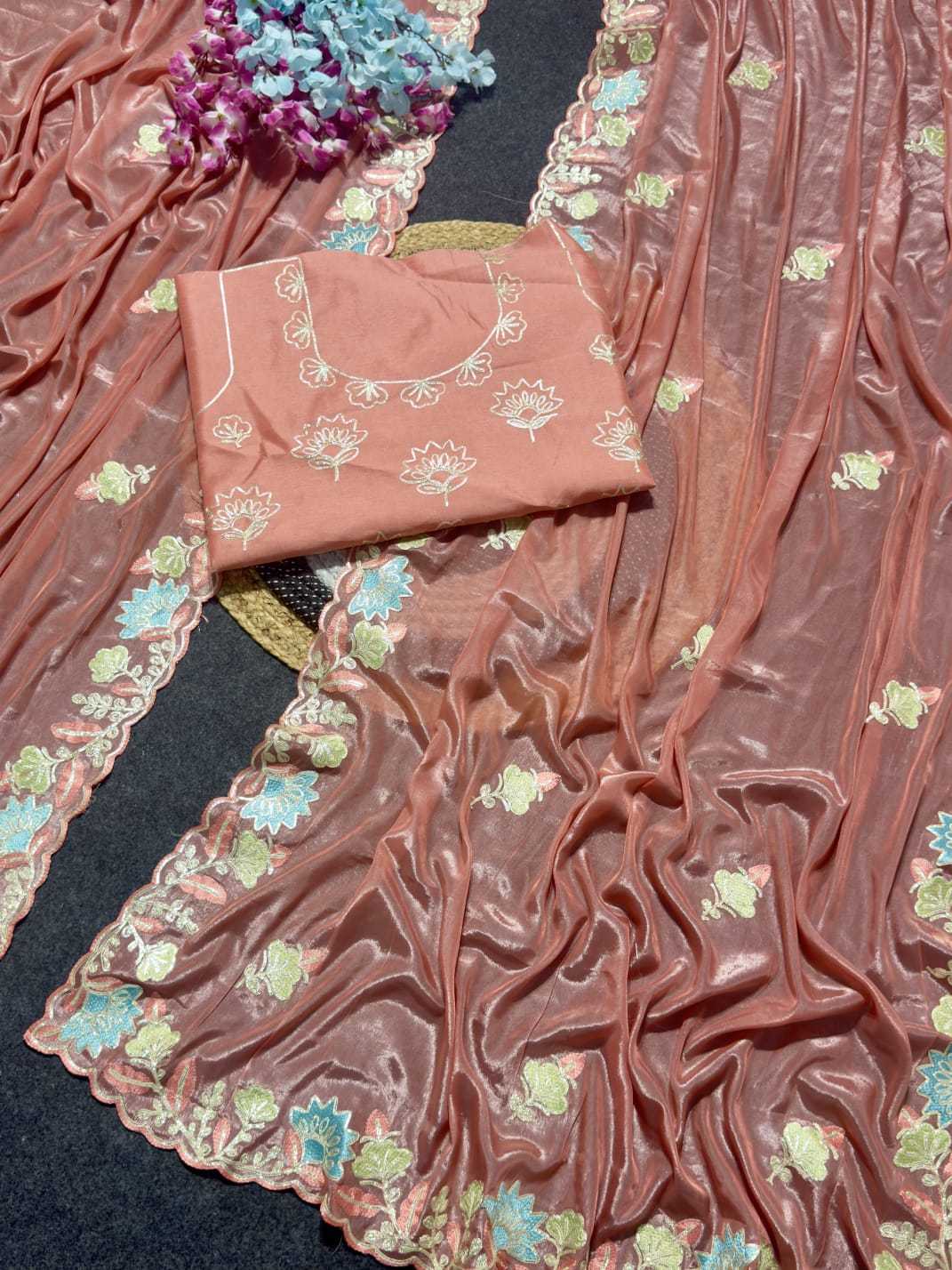 YNF Wholesale Silk Brocade Sarees  | Surat Manufacturer