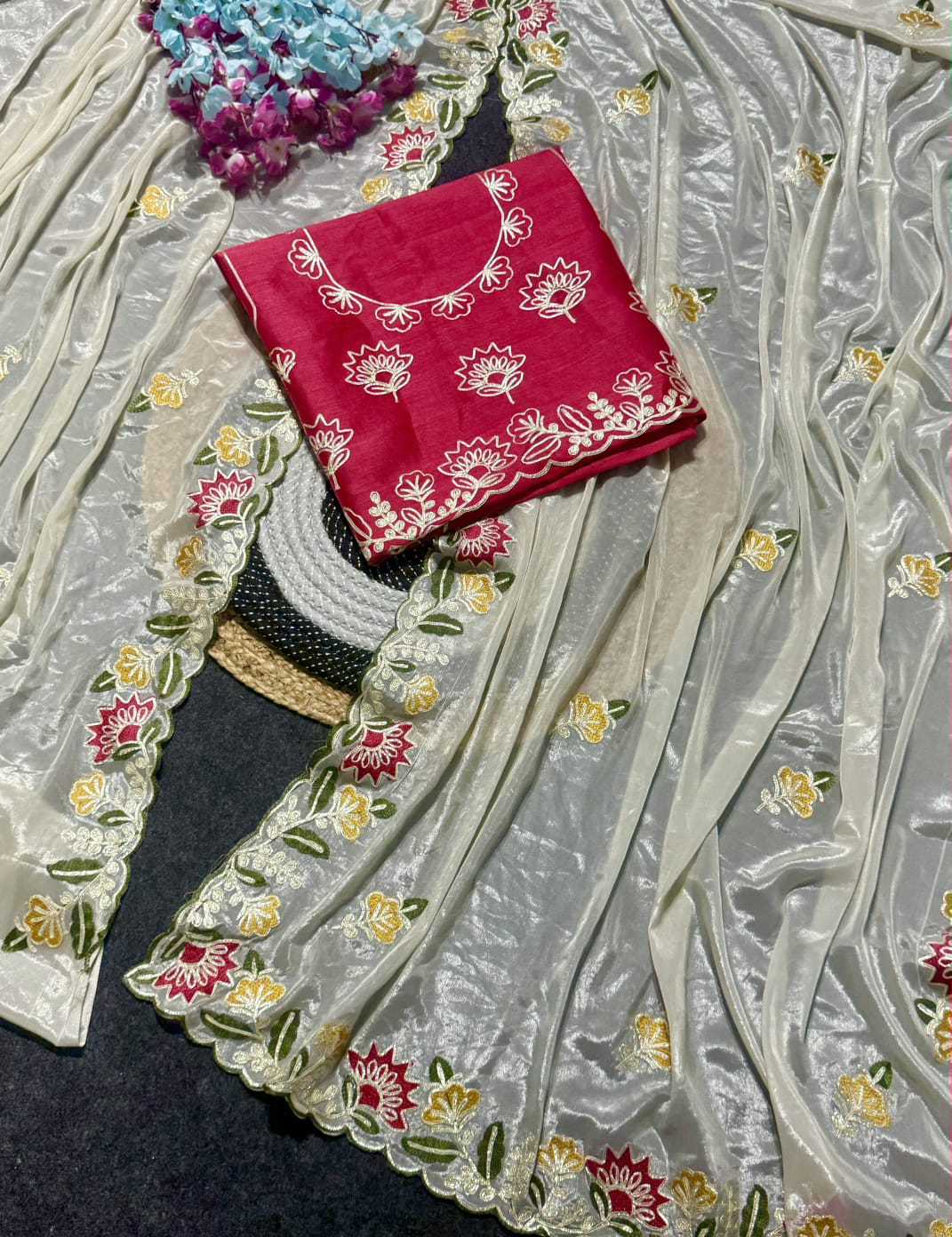 YNF Wholesale Silk Brocade Sarees  | Surat Manufacturer