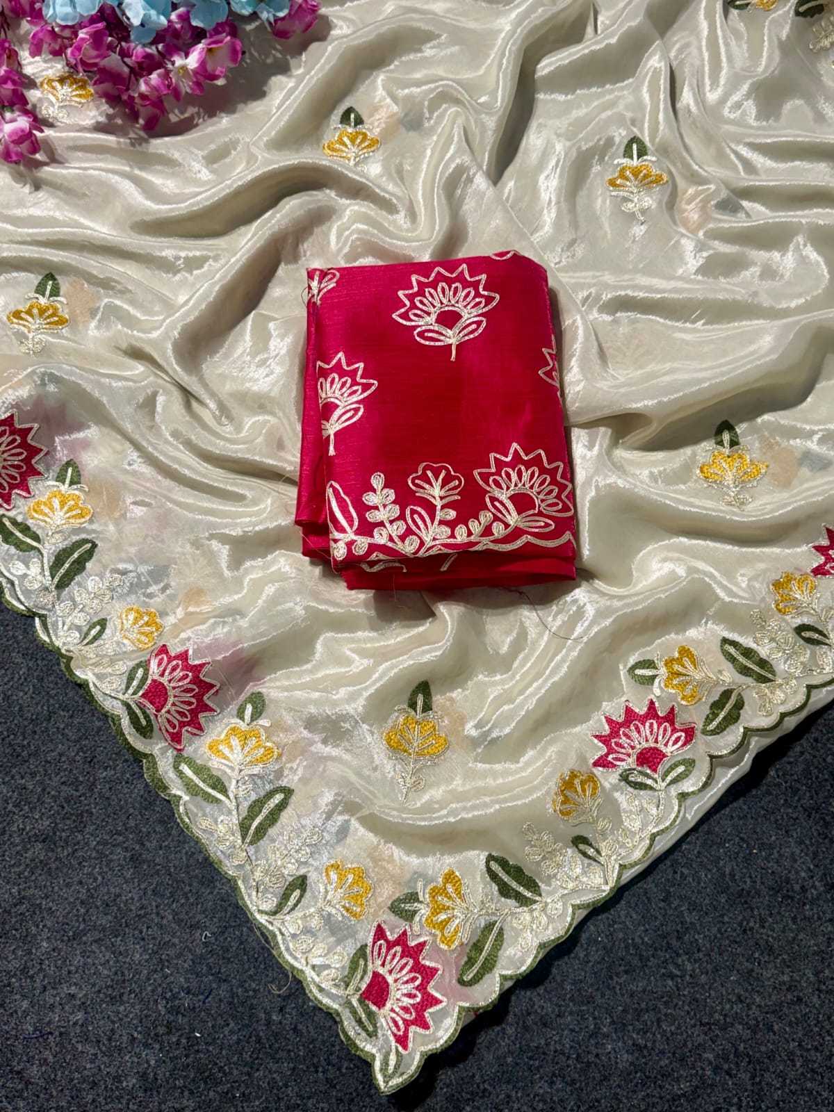 YNF Wholesale Silk Brocade Sarees  | Surat Manufacturer