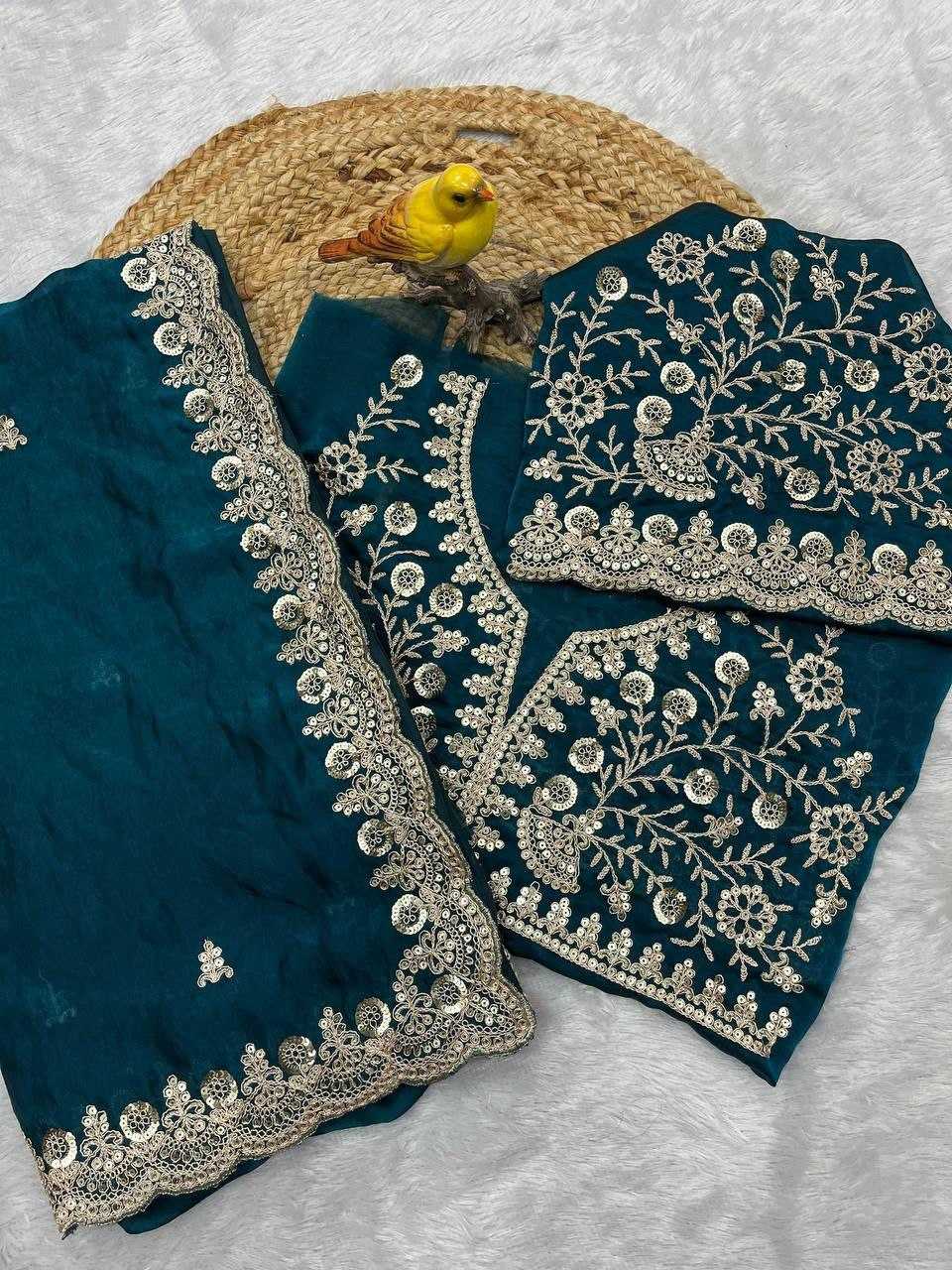 YNF Wholesale Blooming Party Wear Silk Sarees  | Surat Manufacturer