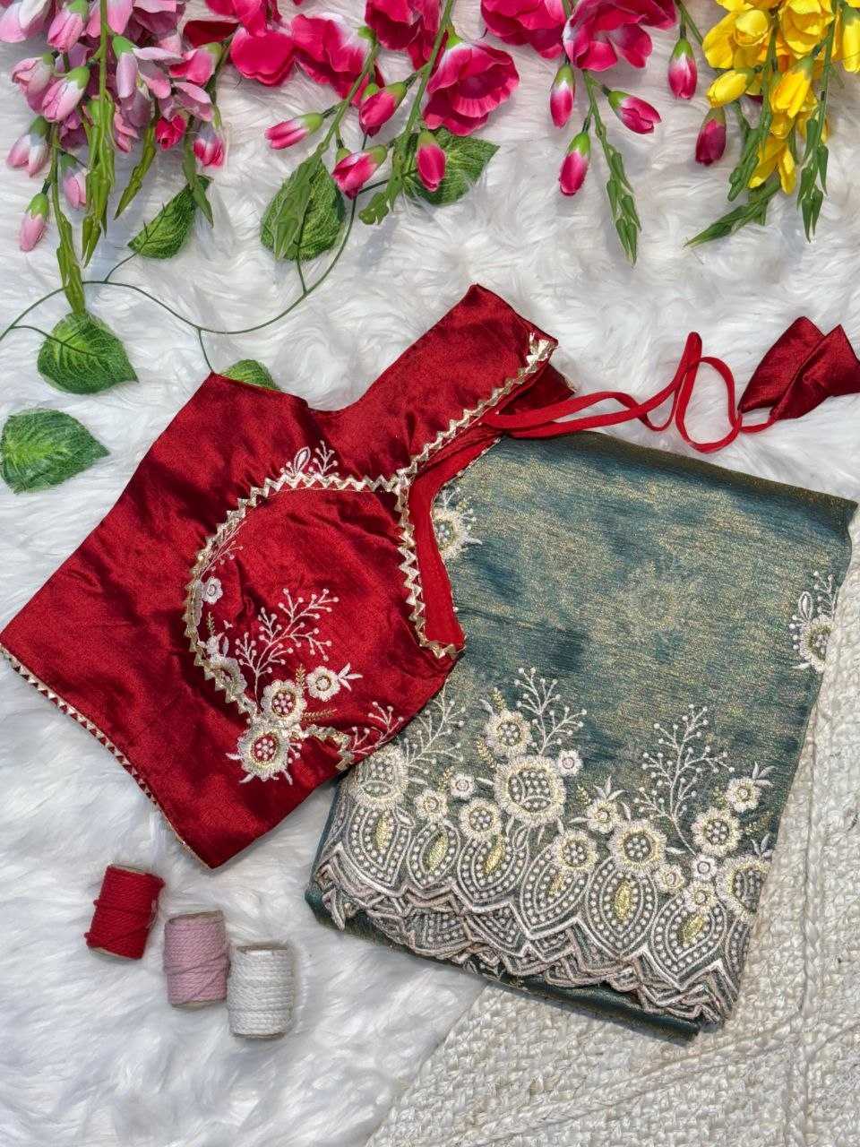 YNF Wholesale Tissue Silk Pattu Sarees  | Surat Manufacturer