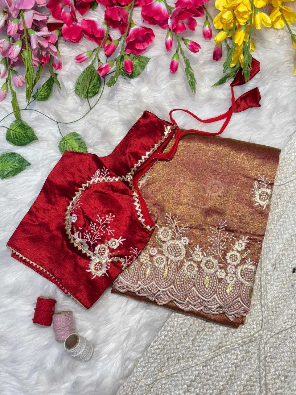 YNF Wholesale Tissue Silk Pattu Sarees  | Surat Manufacturer
