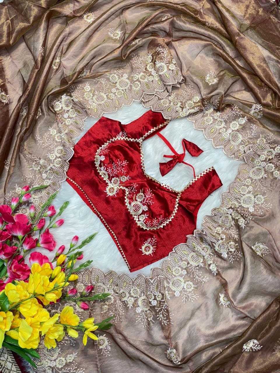 YNF Wholesale Tissue Silk Pattu Sarees  | Surat Manufacturer