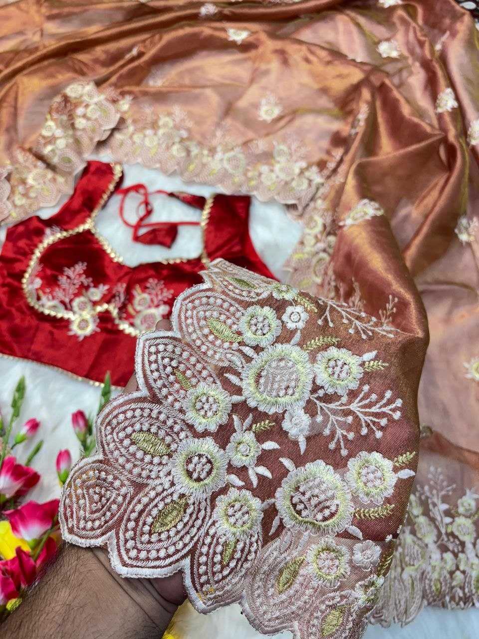 YNF Wholesale Tissue Silk Pattu Sarees  | Surat Manufacturer