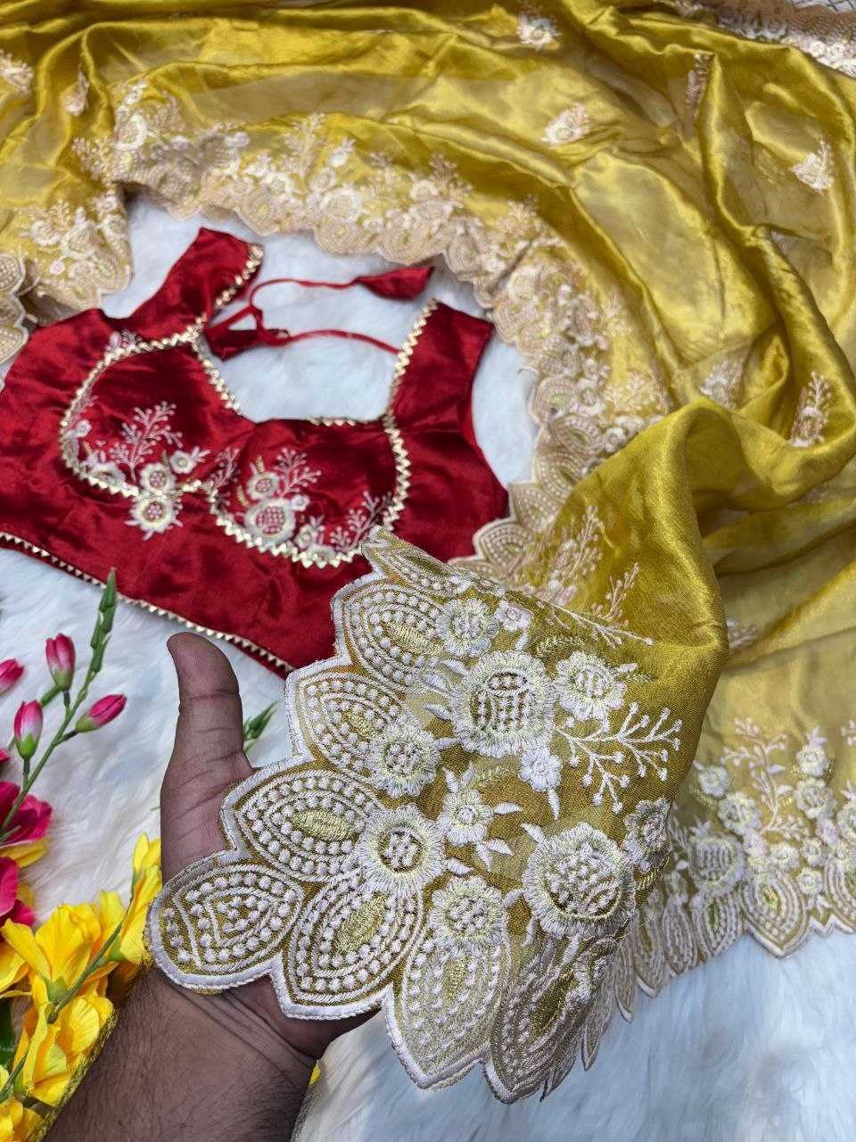 YNF Wholesale Tissue Silk Pattu Sarees  | Surat Manufacturer