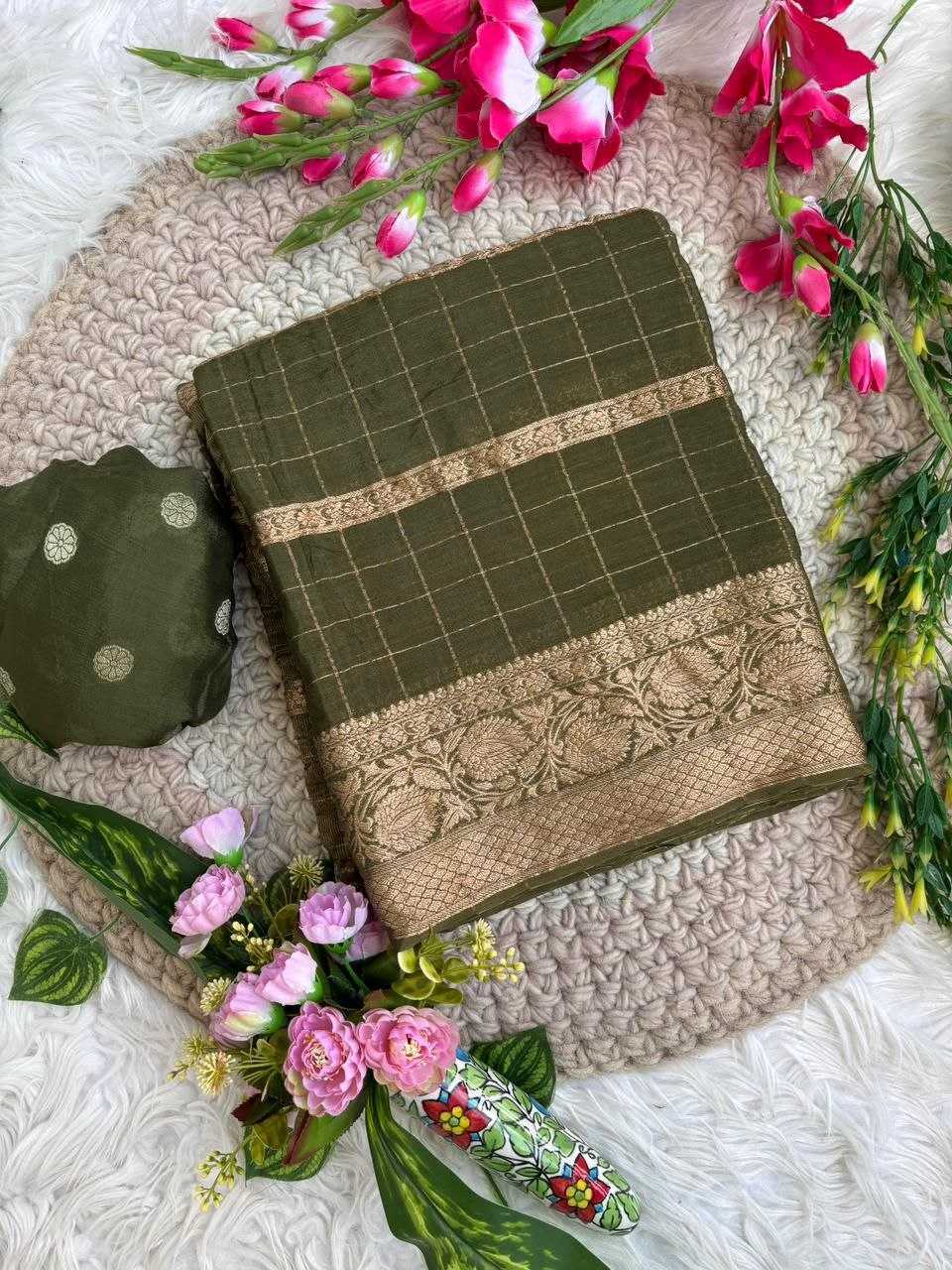 YNF Wholesale Heavy Chinnon Silk Heavy Work Sarees  | Surat Manufacturer