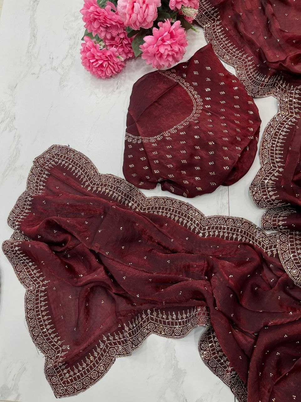 YNF Wholesale FENDY Heavy Silk Sarees  | Surat Manufacturer
