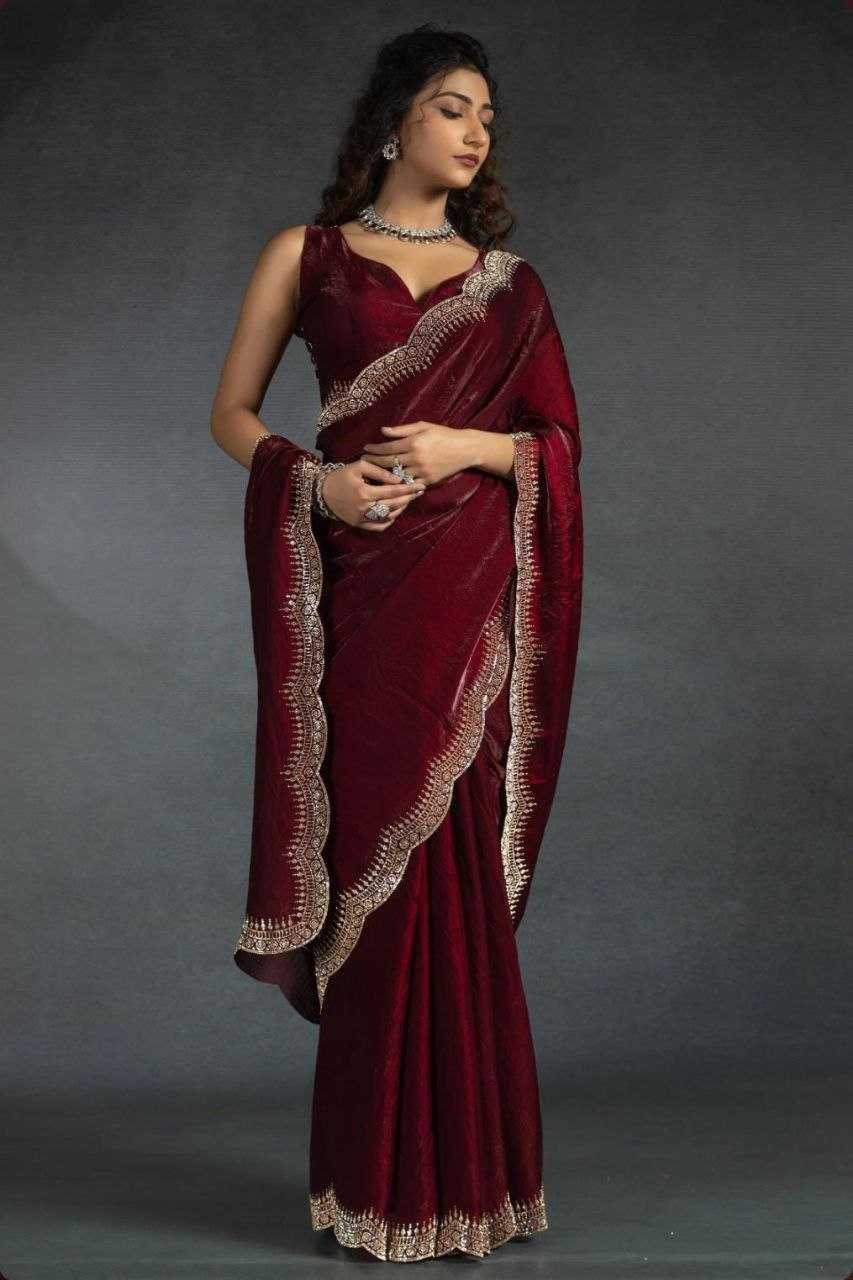 YNF Wholesale FENDY Heavy Silk Sarees  | Surat Manufacturer