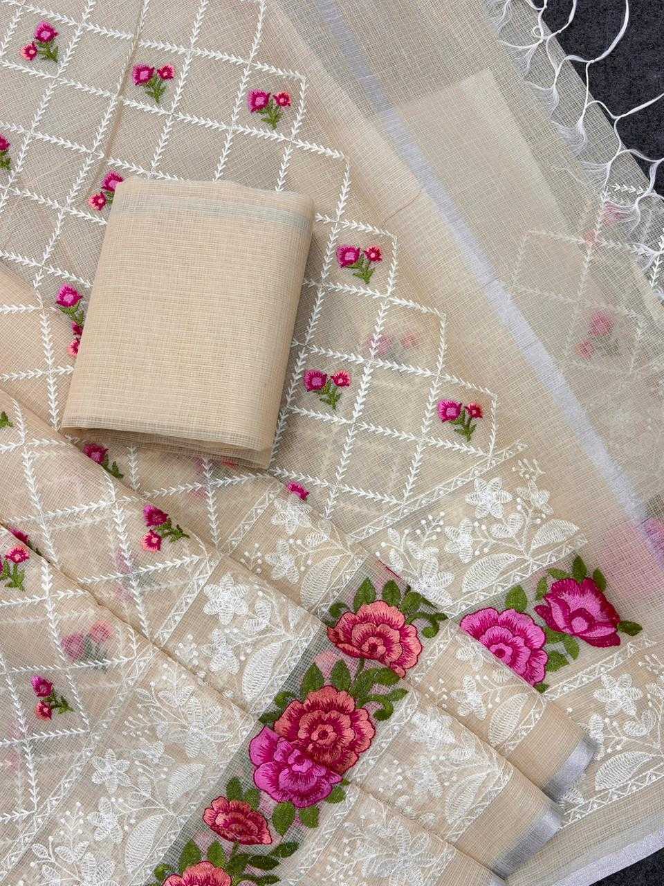 YNF Wholesale Kota Checks Designer Sarees KESH592 Tasri | Surat Manufacturer