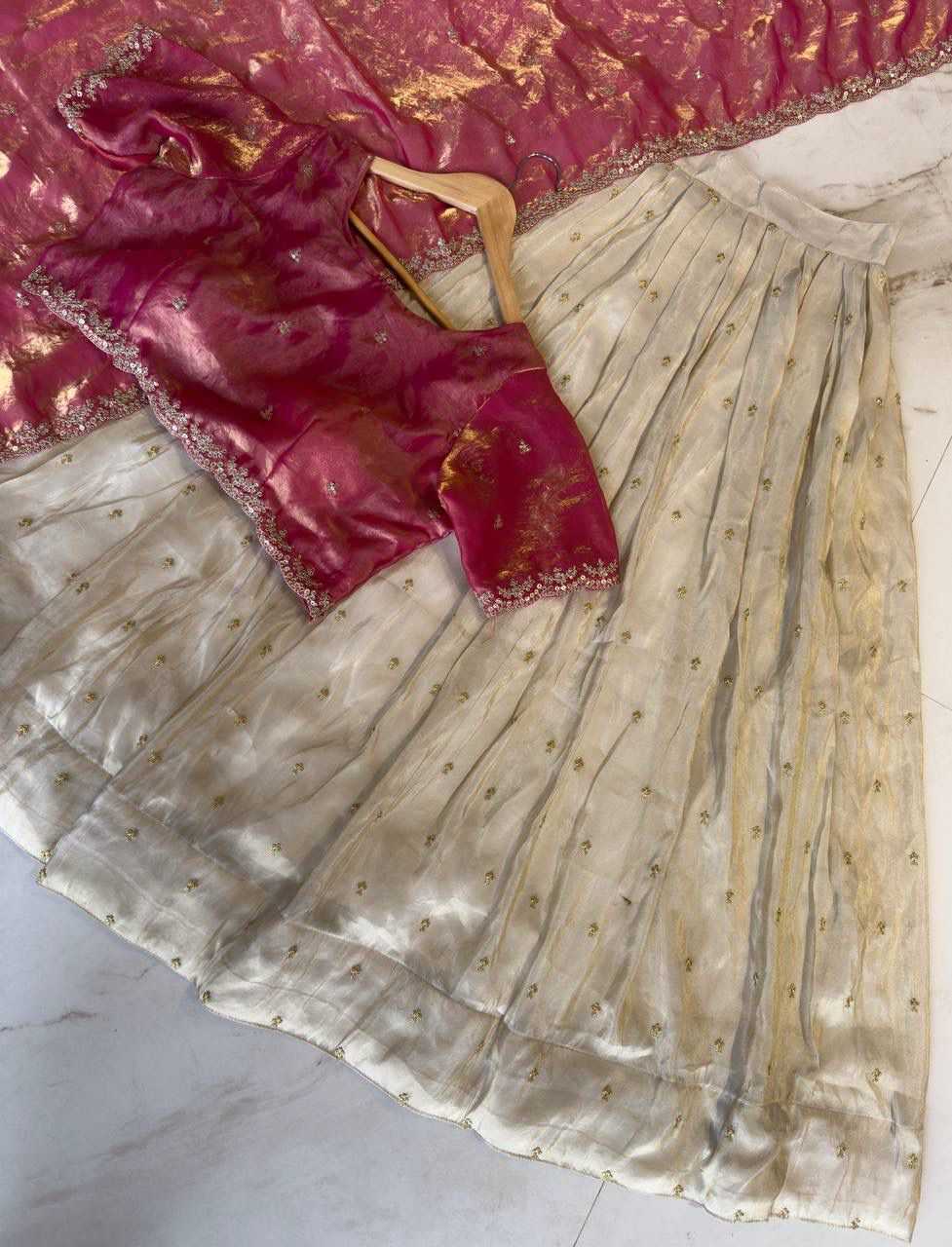 YNF Wholesale Tissue Silk Zari Border Silk Sarees  | Surat Manufacturer