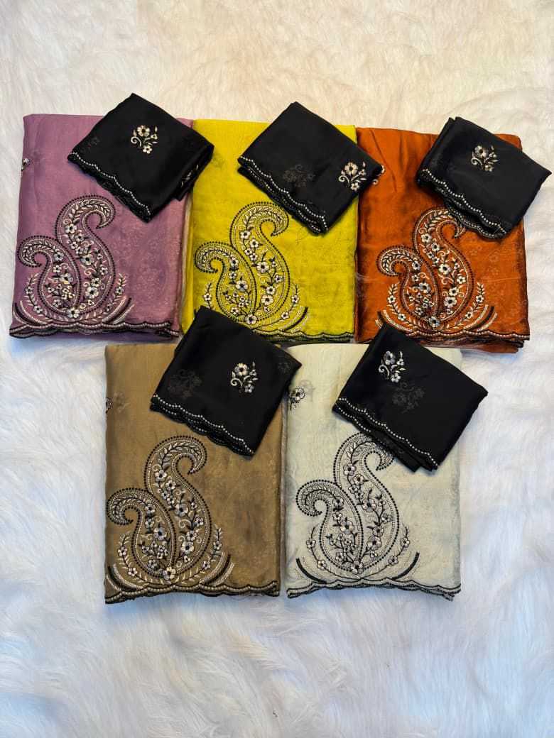 YNF Wholesale Rangoli Silk Orange Silk Sarees  | Surat Manufacturer