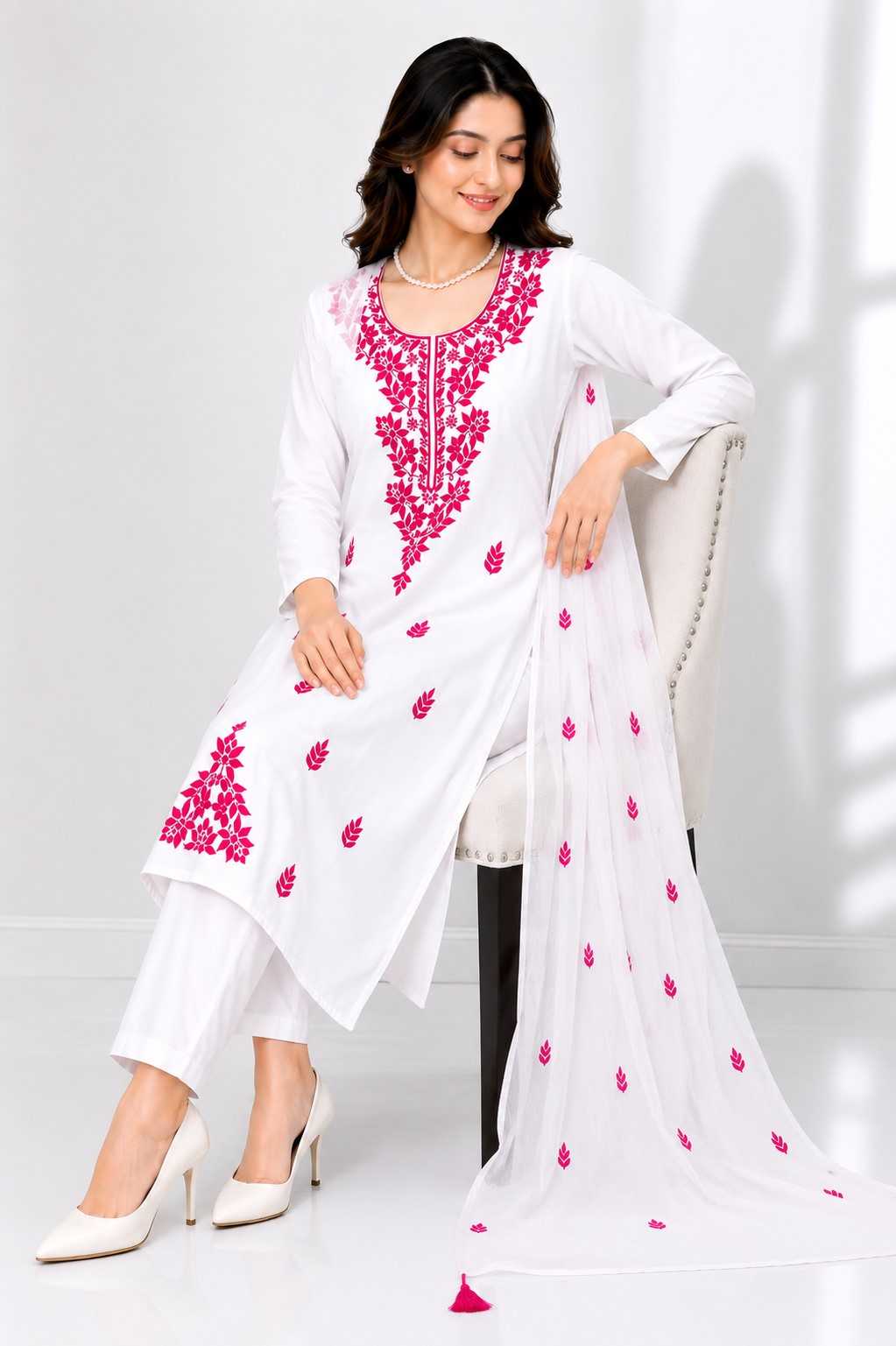 YNF Wholesale Rayon Embroidery Suits  | Surat Manufacturer