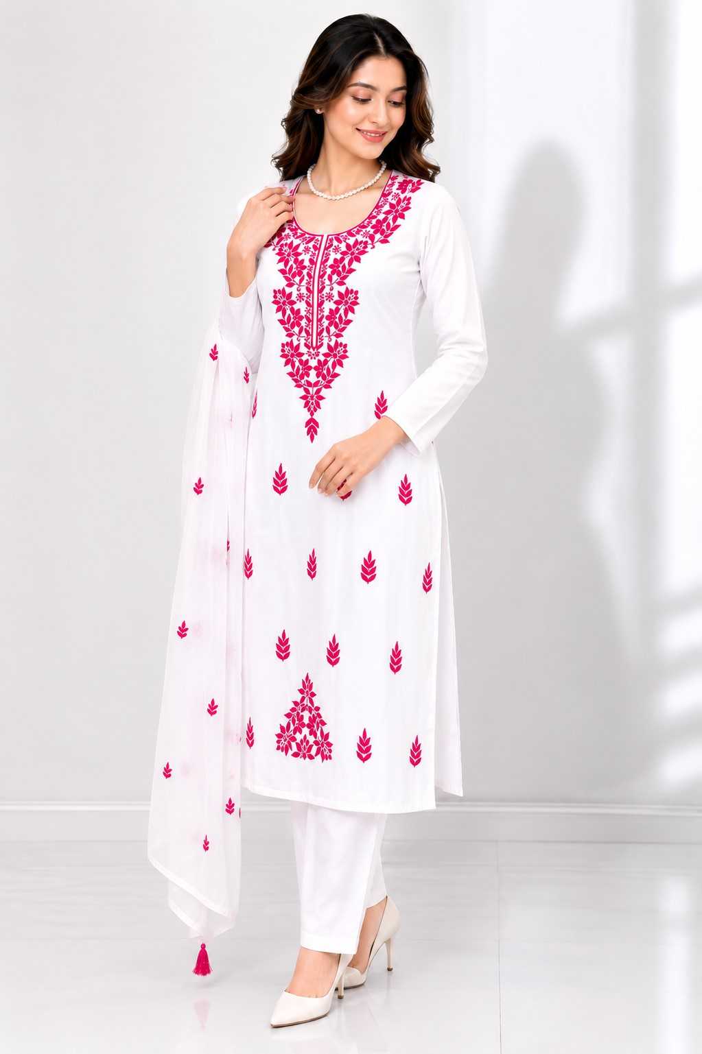 YNF Wholesale Rayon Embroidery Suits  | Surat Manufacturer