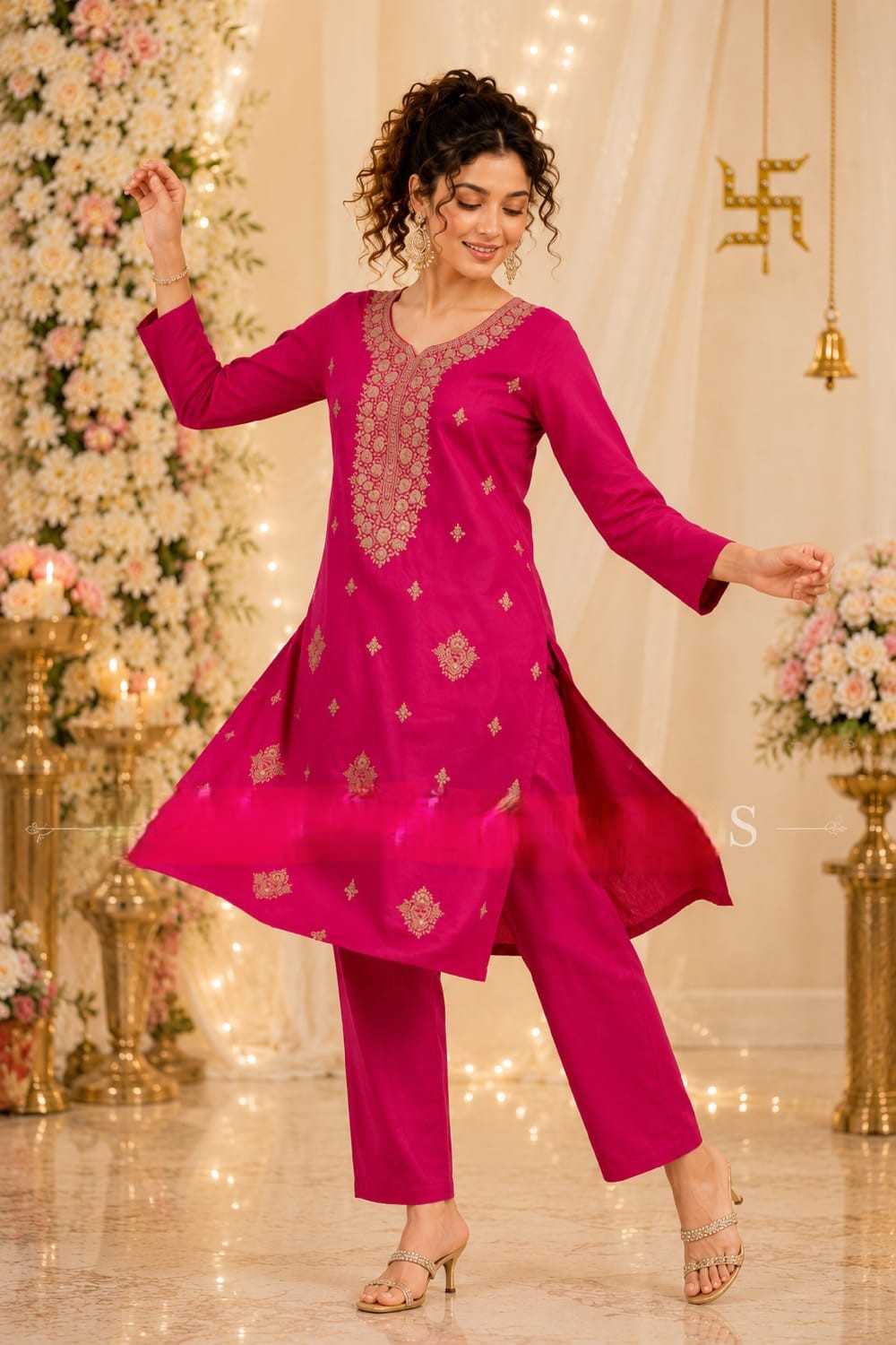 YNF Wholesale Rayon Cotton Kurtis  | Surat Manufacturer