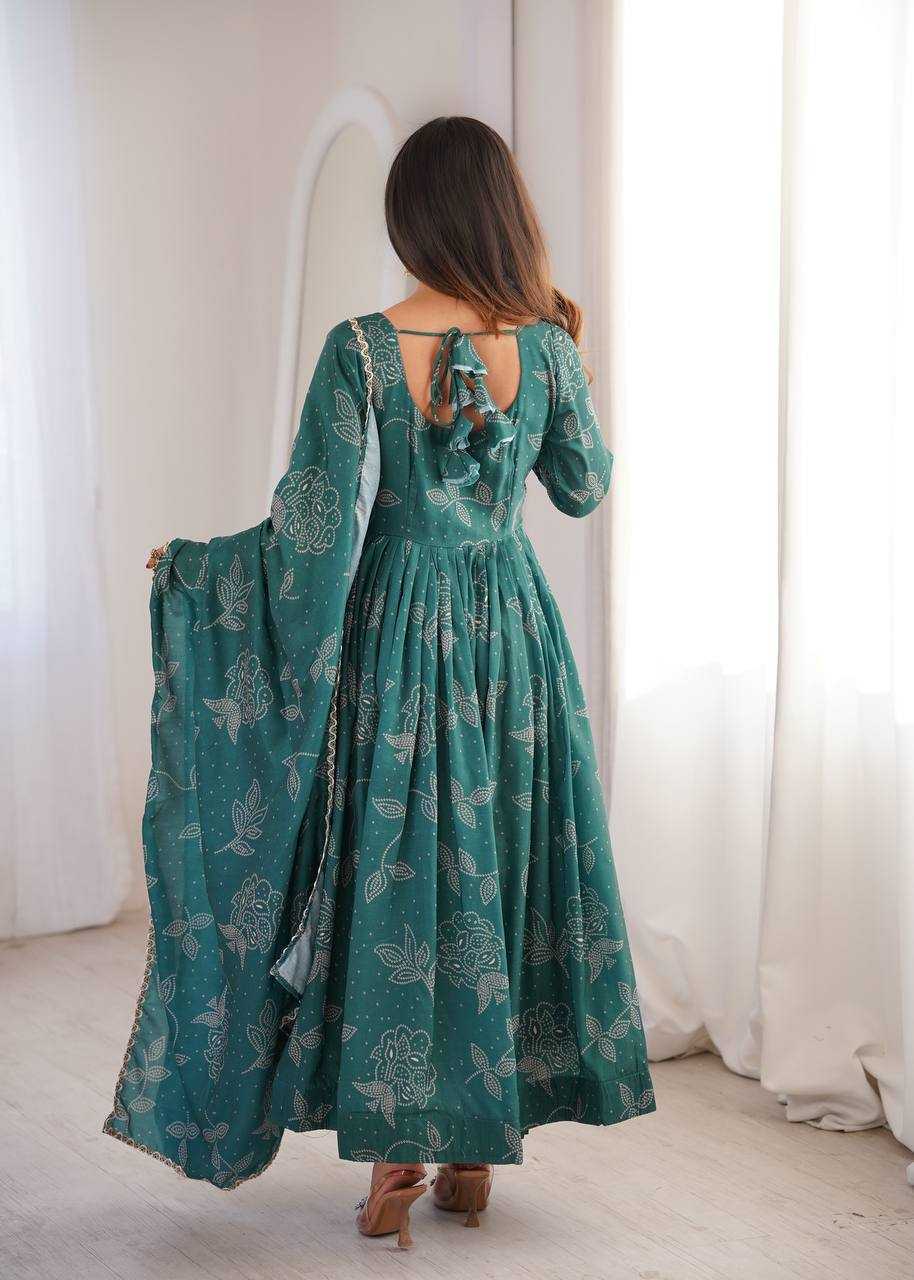 YNF Wholesale Maslin Printed Gowns  | Surat Manufacturer