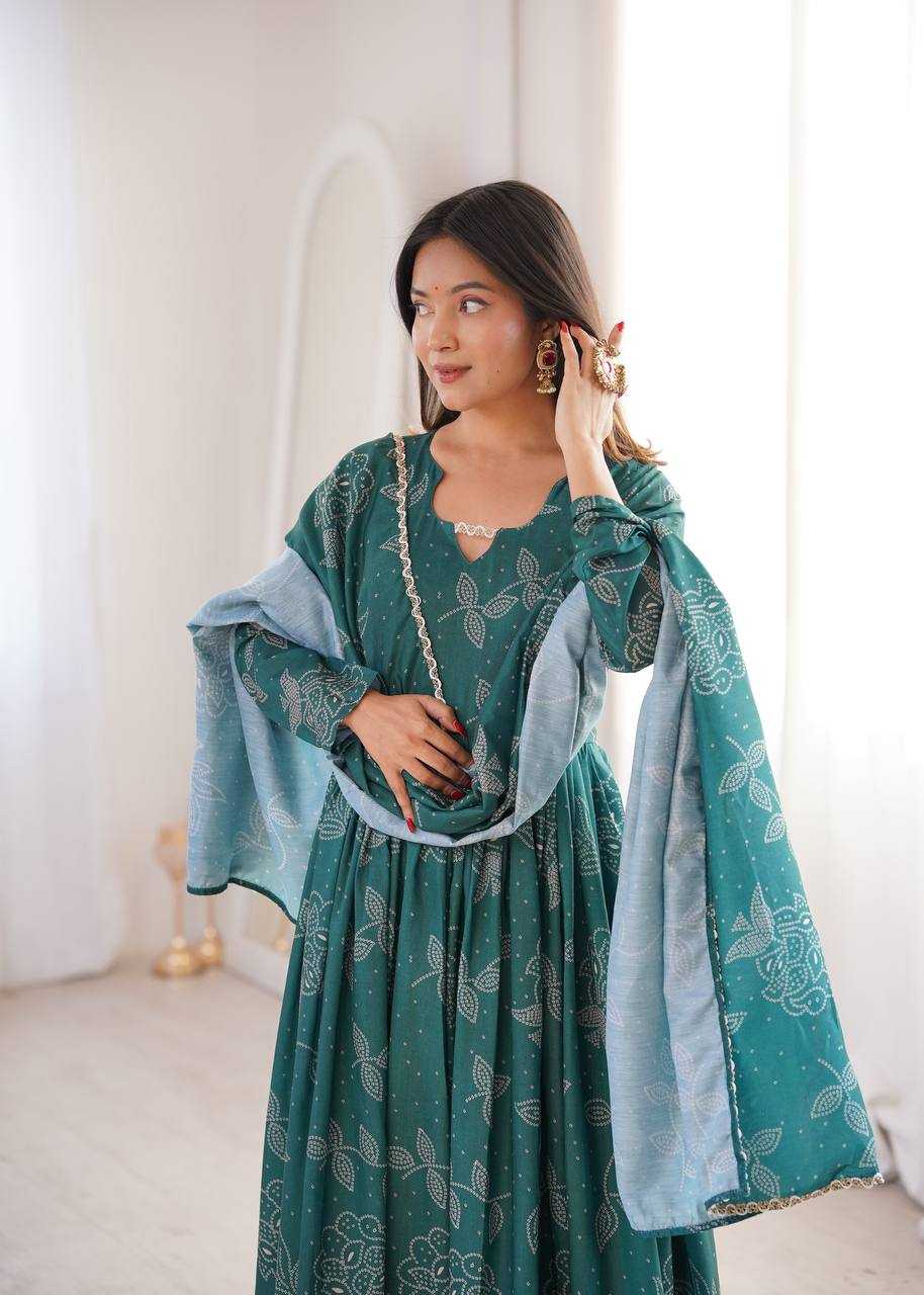 YNF Wholesale Maslin Printed Gowns  | Surat Manufacturer