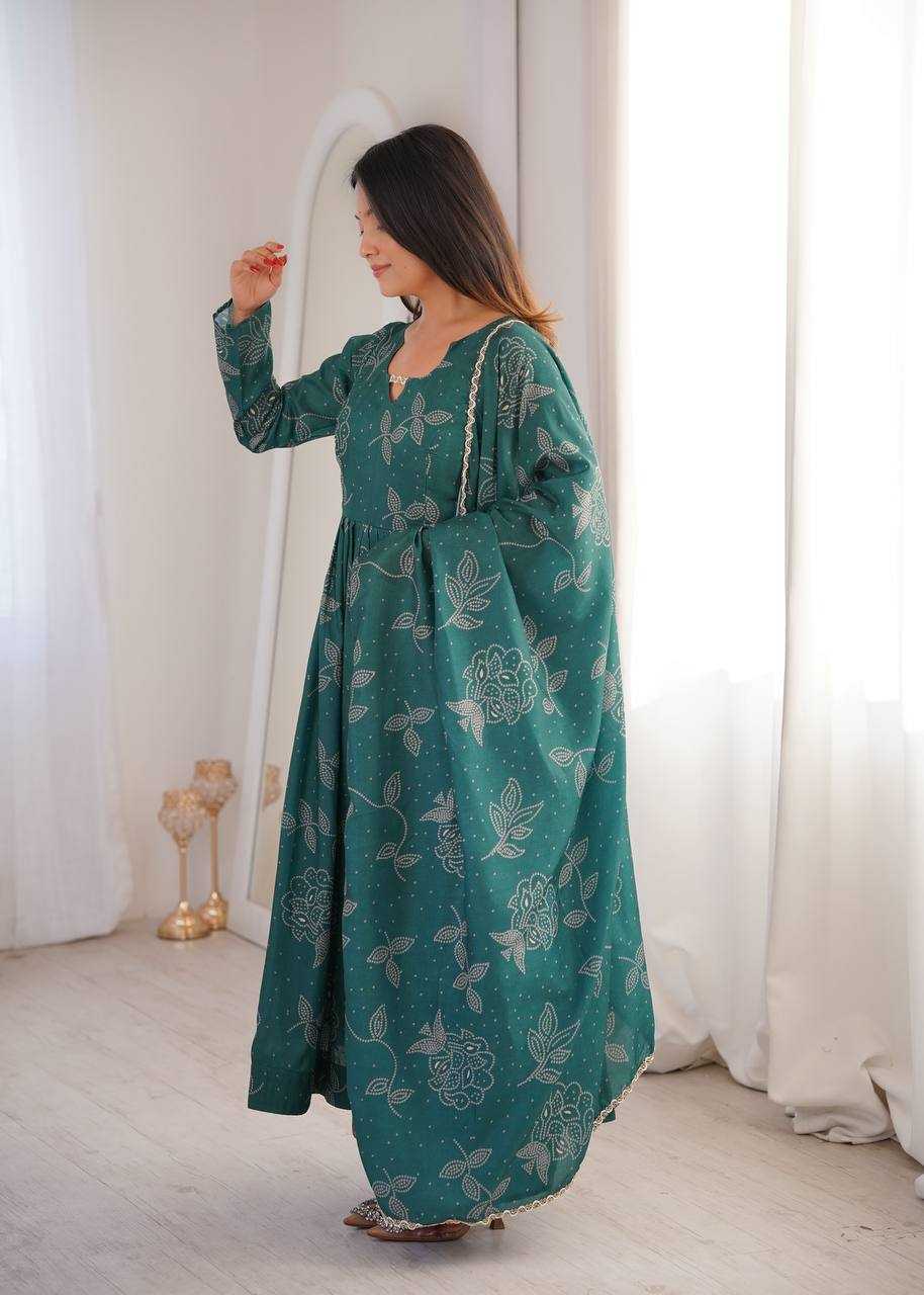 YNF Wholesale Maslin Printed Gowns  | Surat Manufacturer