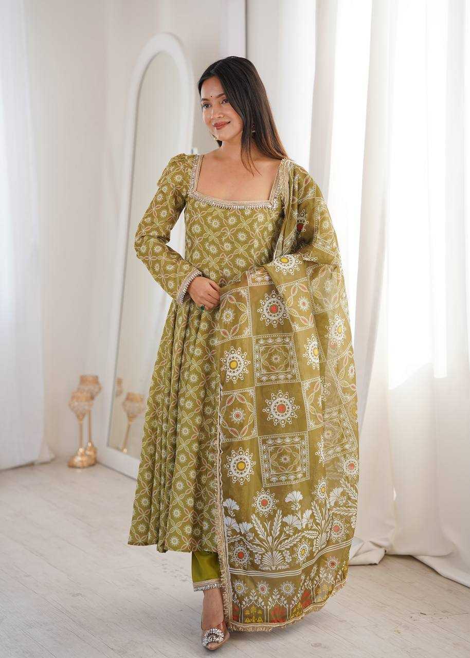 YNF Wholesale Maslin Printed Gowns  | Surat Manufacturer