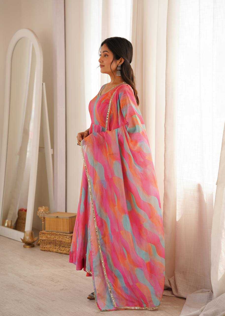 YNF Wholesale Organza Wedding Gown  | Surat Manufacturer