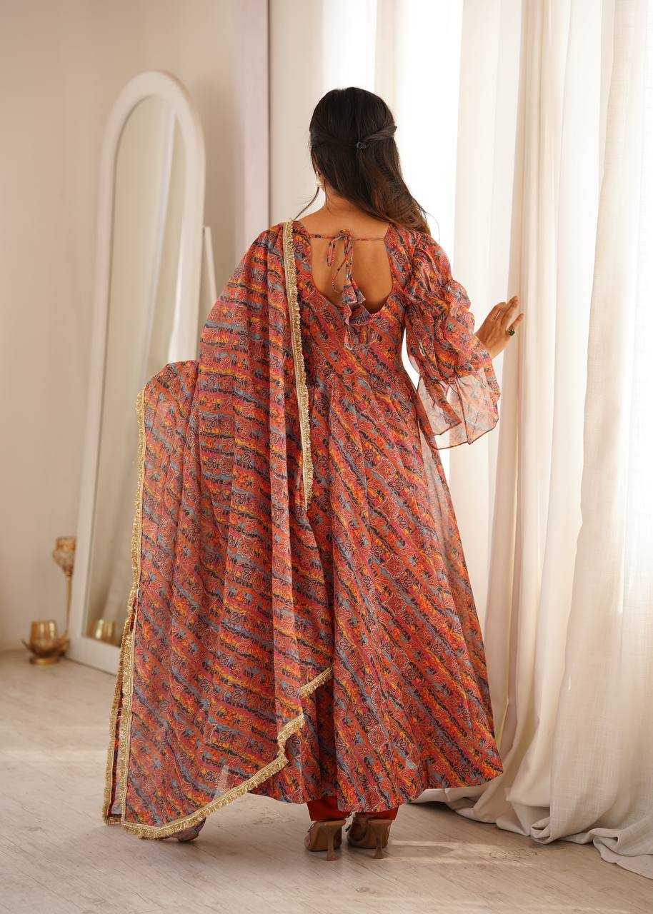 YNF Wholesale Organza Fancy Gowns  | Surat Manufacturer