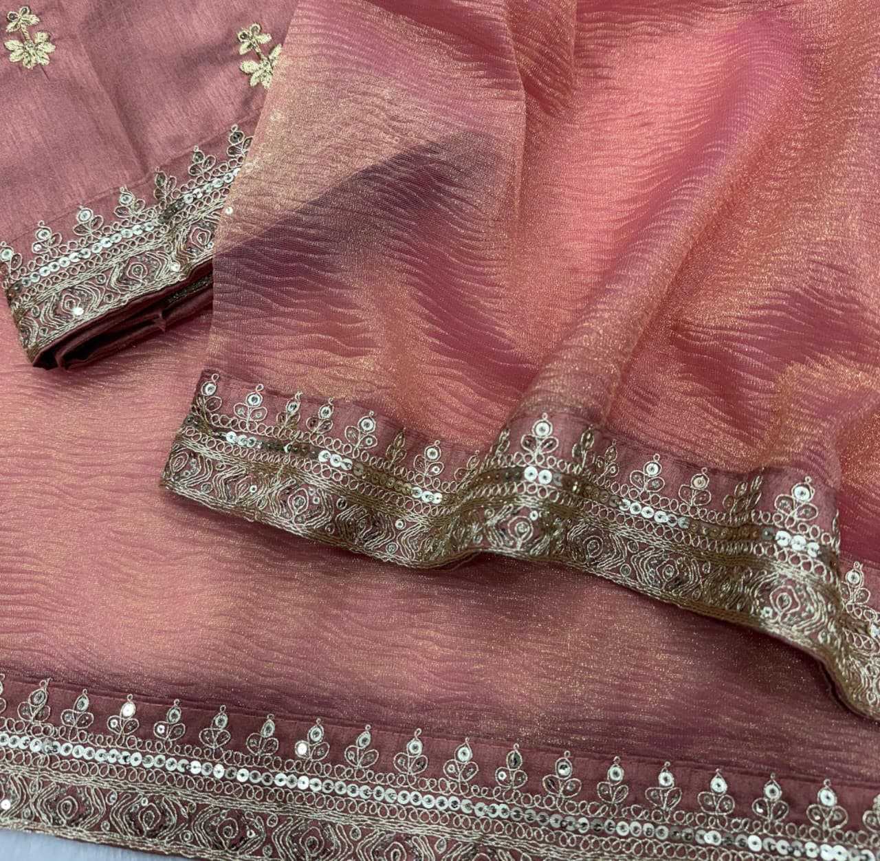 YNF Wholesale Crunchi Fancy Sarees  | Surat Manufacturer
