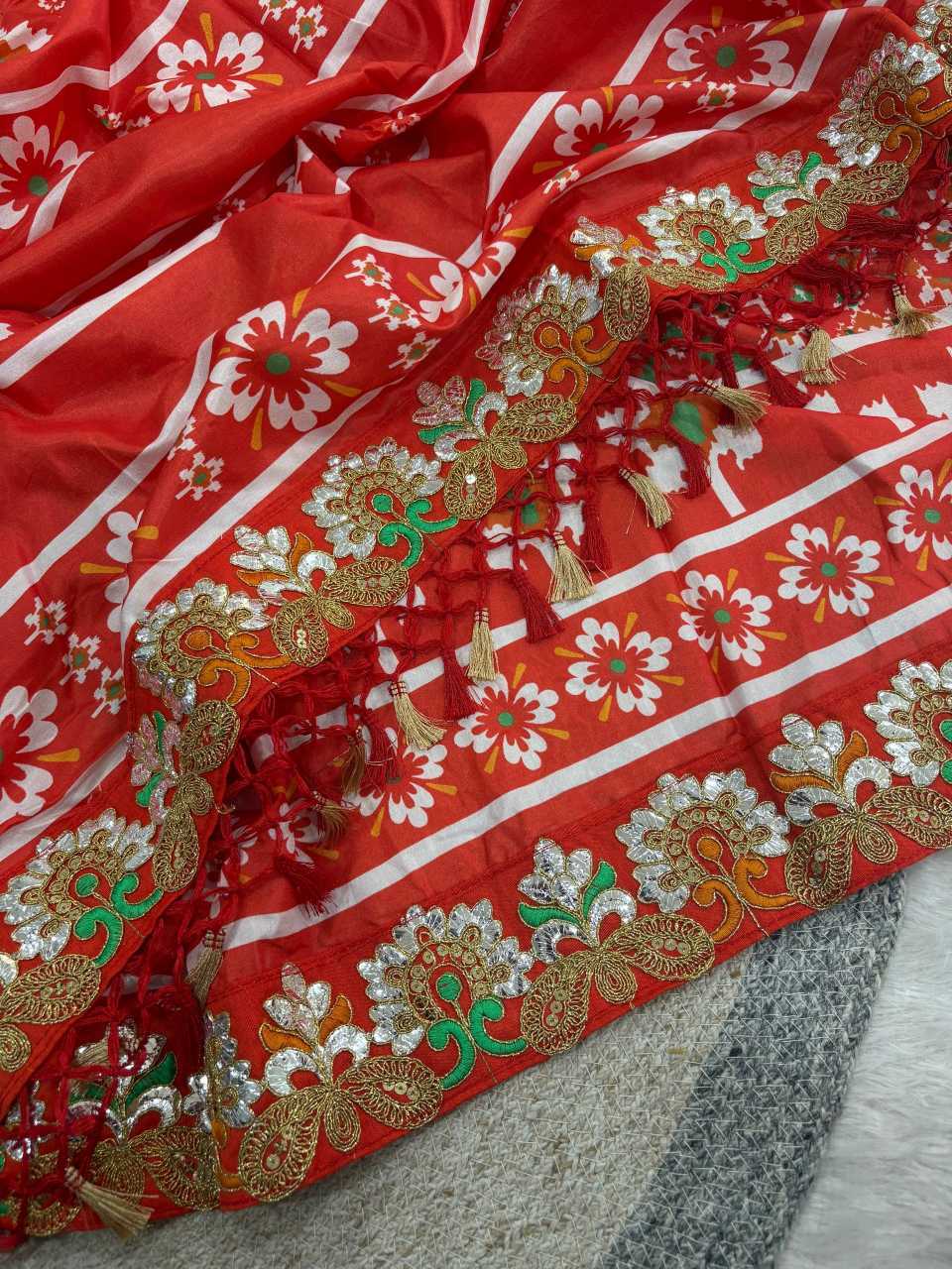 YNF Wholesale Vichitra Silk Soft Silk Sarees  | Surat Manufacturer