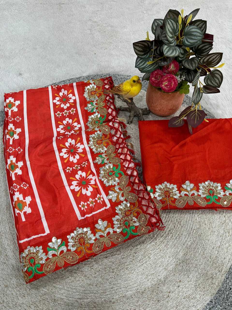 YNF Wholesale Vichitra Silk Soft Silk Sarees  | Surat Manufacturer