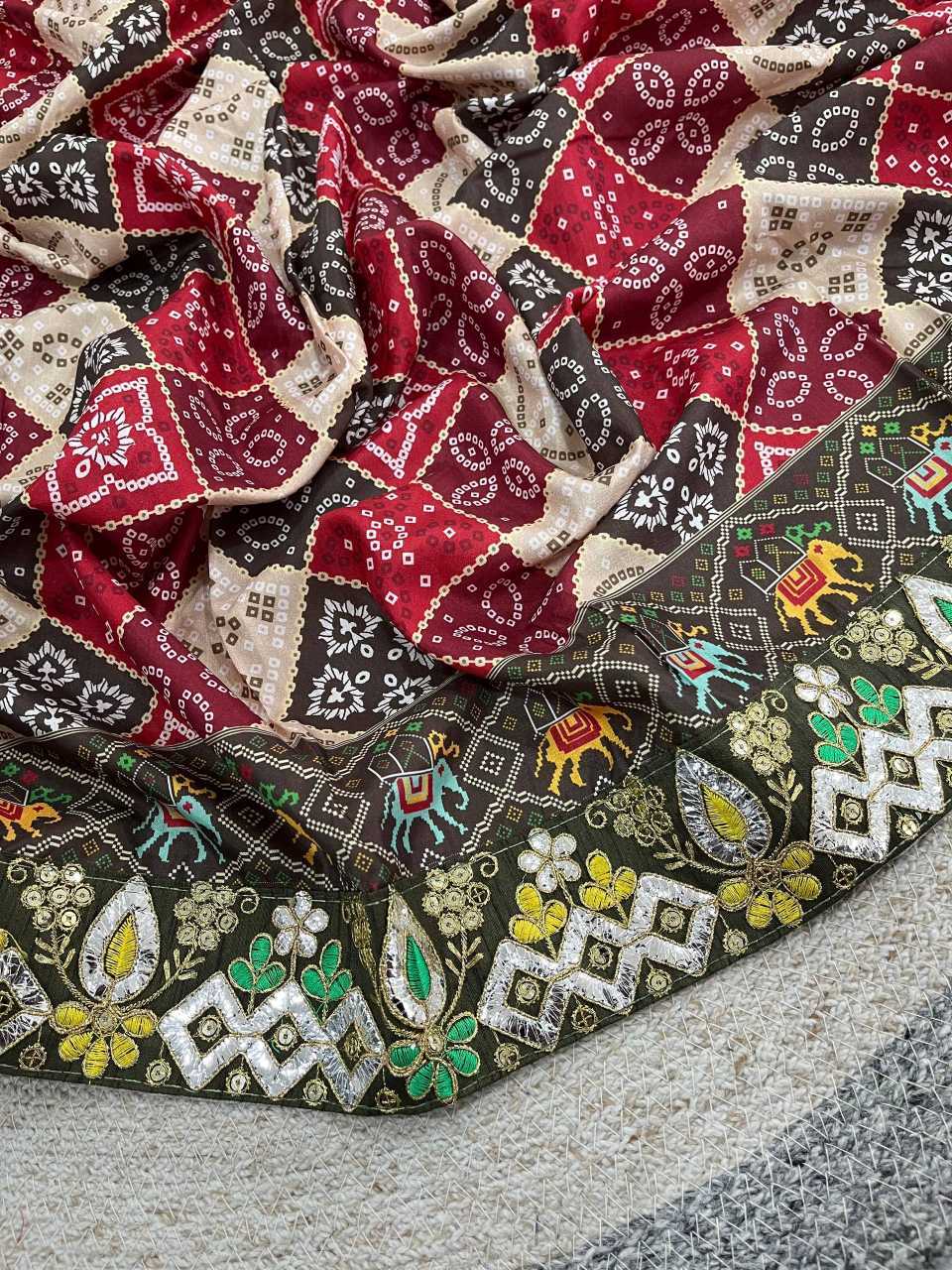 YNF Wholesale Vichitra Silk Soft Silk Sarees  | Surat Manufacturer