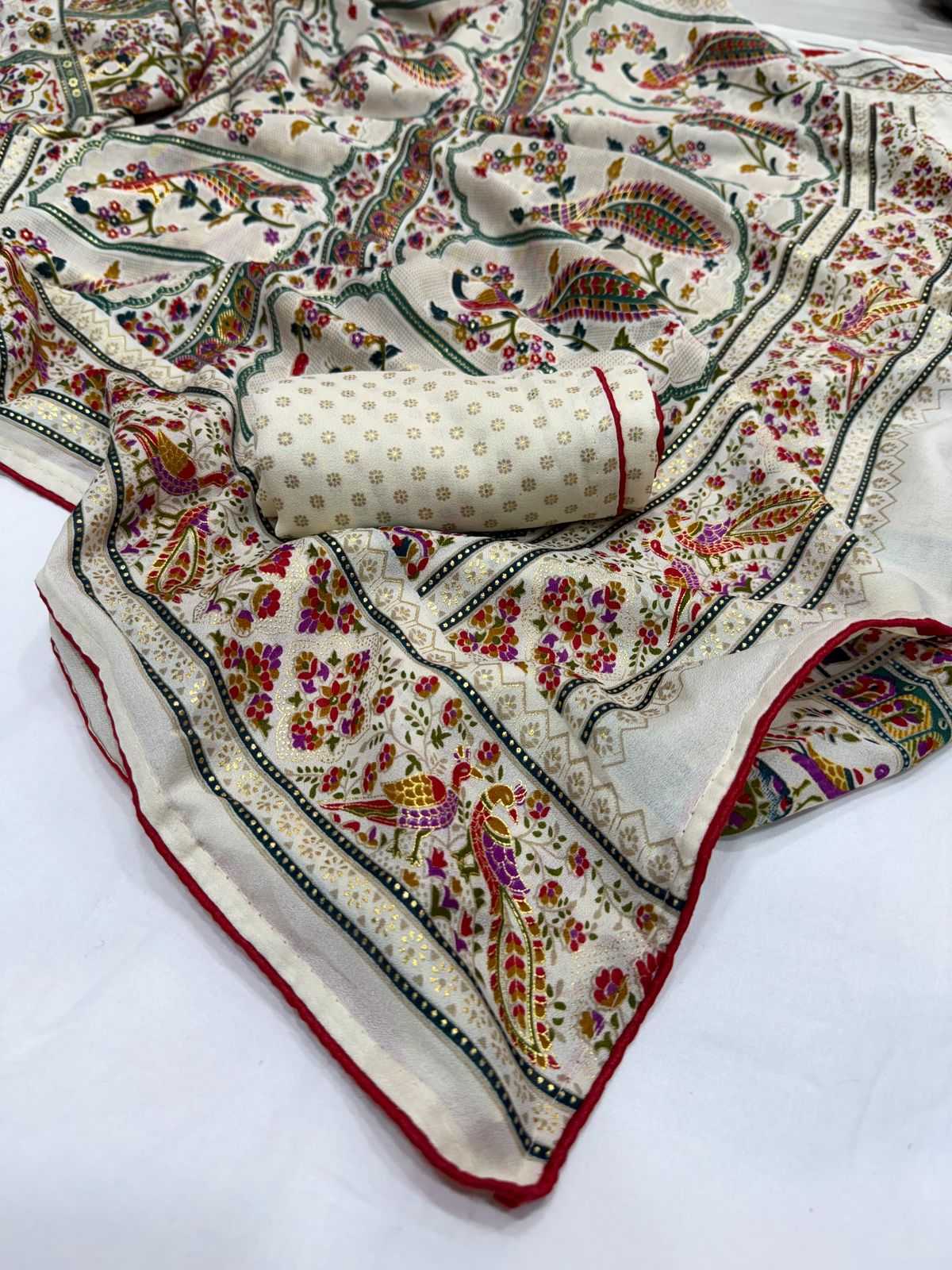 YNF Wholesale Georgette Fancy Sarees  | Surat Manufacturer