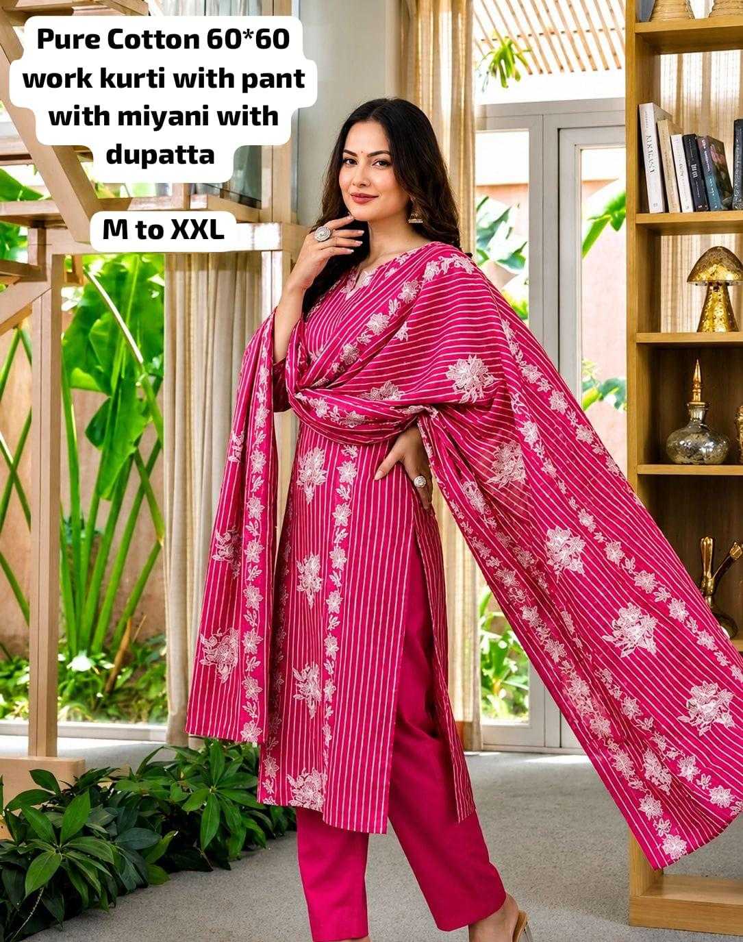 YNF Wholesale Cotton Long Kurtis  | Surat Manufacturer