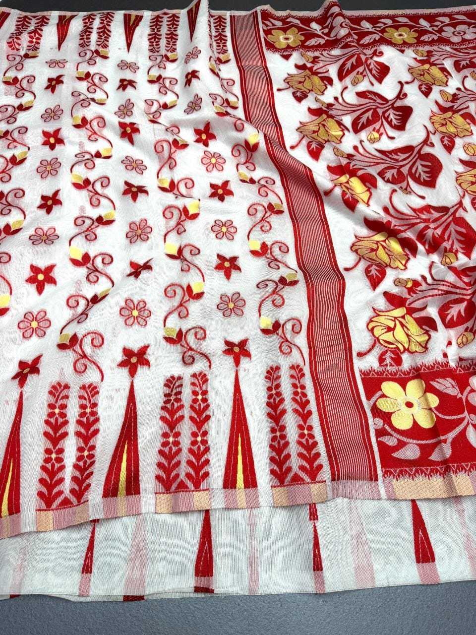 YNF Wholesale Linen Cotton Linen Sarees  | Surat Manufacturer
