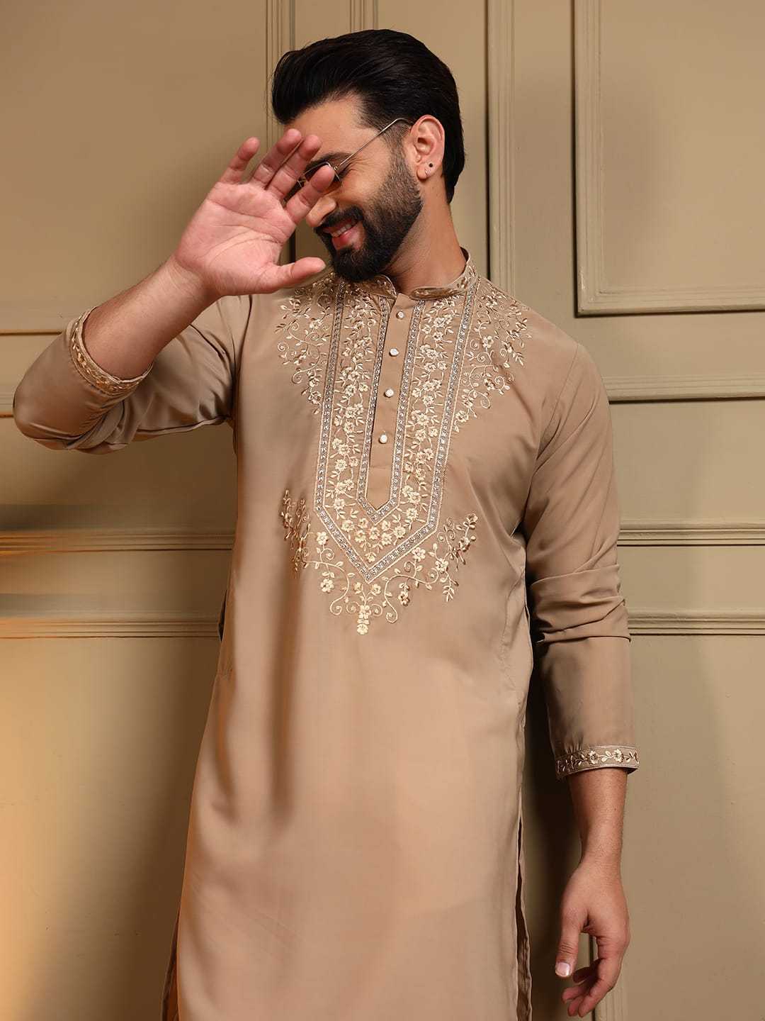 YNF Wholesale Armani Mens Kurta Pyjama  | Surat Manufacturer