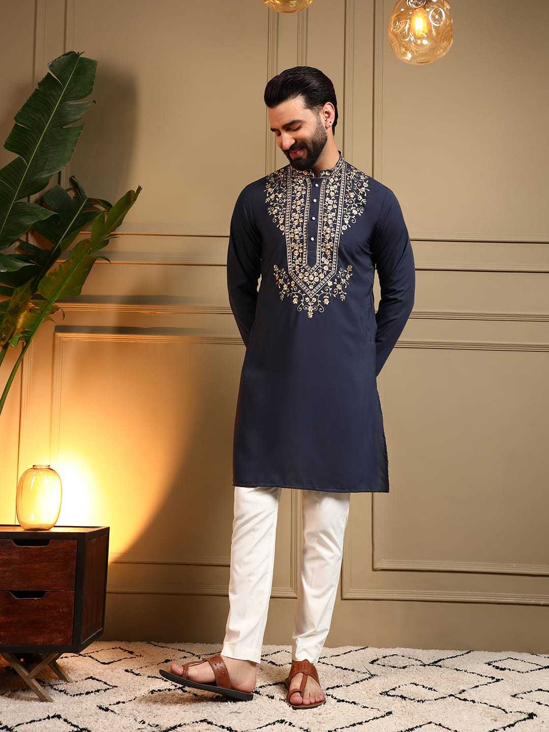 YNF Wholesale Armani Mens Kurta Pyjama  | Surat Manufacturer