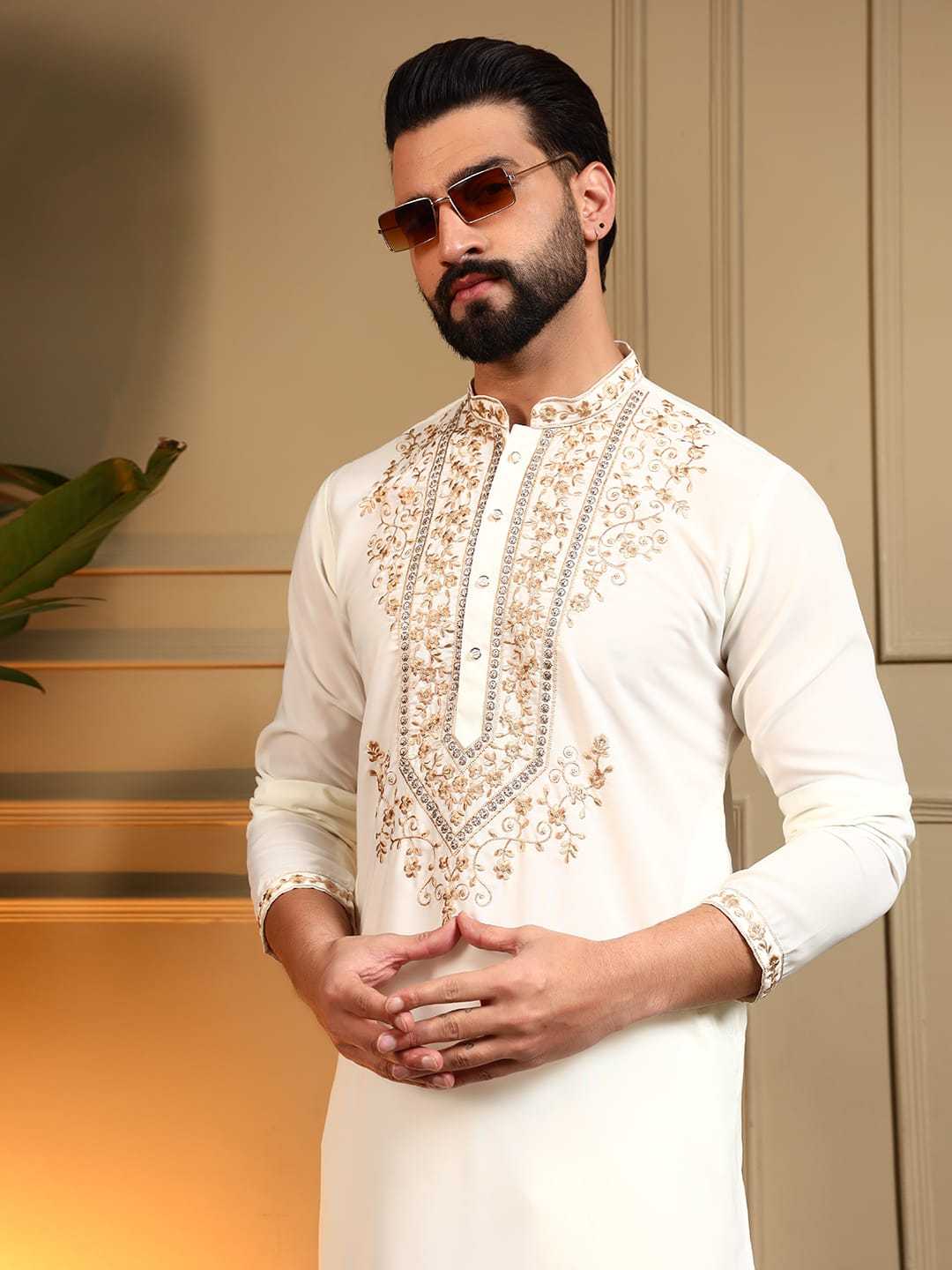 YNF Wholesale Armani Mens Kurta Pyjama  | Surat Manufacturer