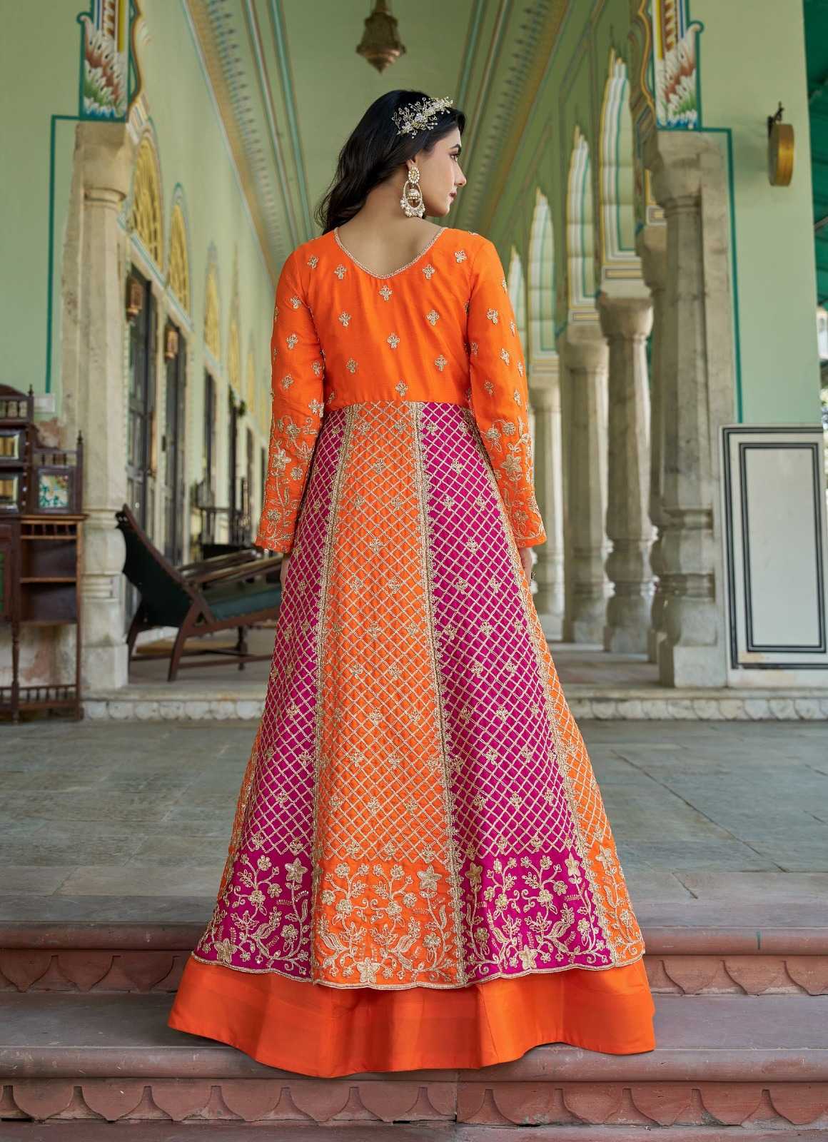 YNF Wholesale Chinon Embroidered Suits  | Surat Manufacturer