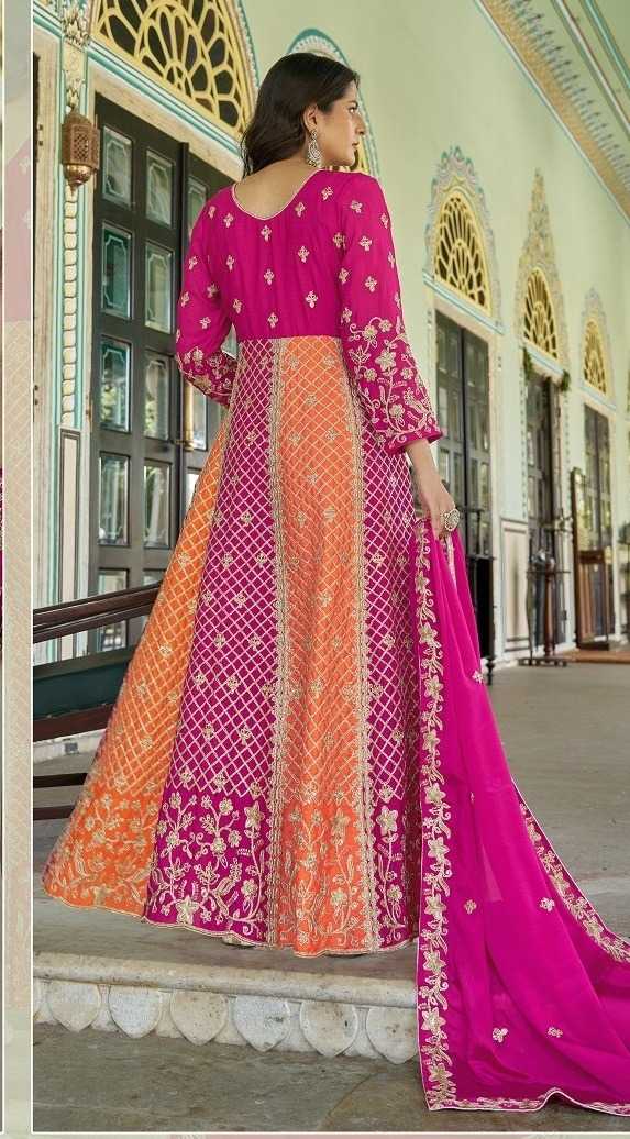 YNF Wholesale Chinon Embroidered Suits  | Surat Manufacturer