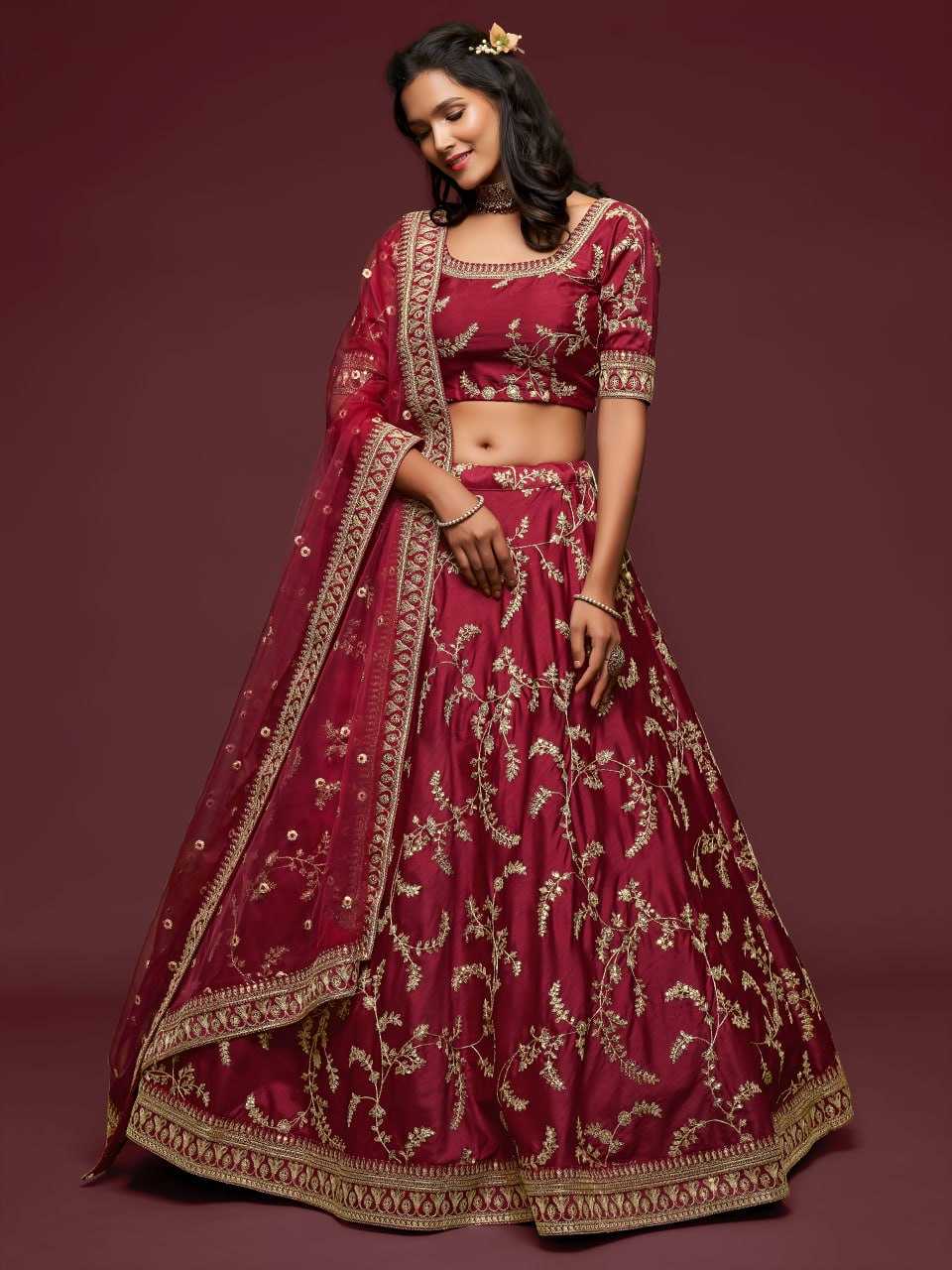 YNF Wholesale Art Silk Embroidered Lehenga KESH638 7802 | Surat Manufacturer