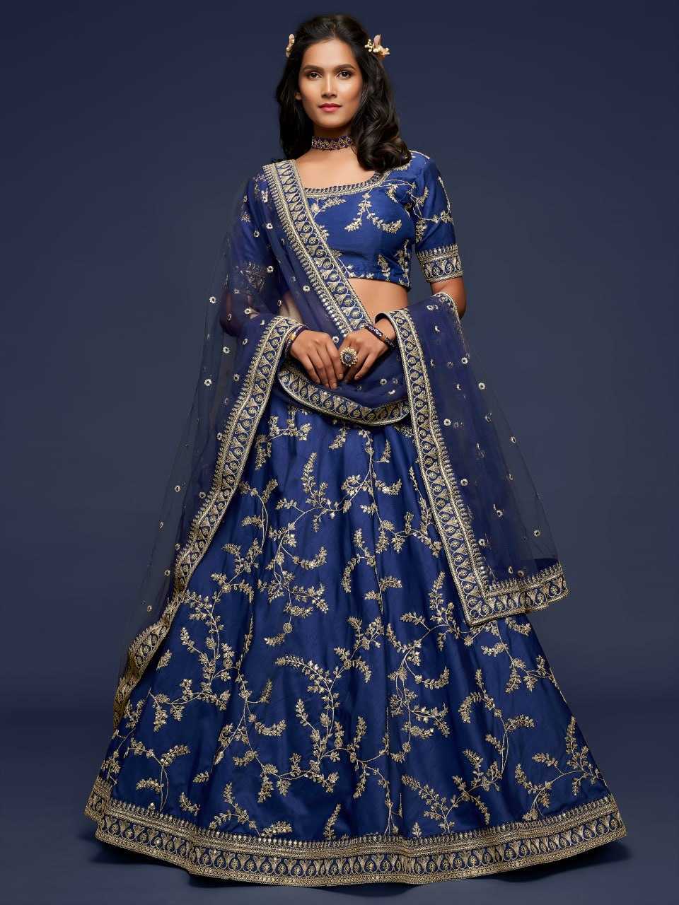 YNF Wholesale Art Silk Embroidered Lehenga  | Surat Manufacturer