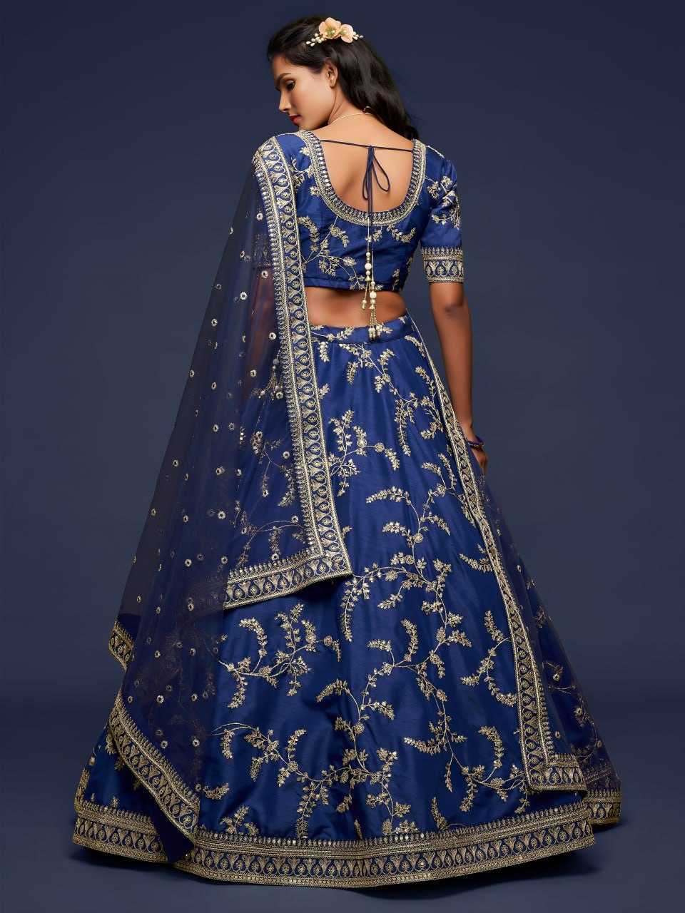 YNF Wholesale Art Silk Embroidered Lehenga  | Surat Manufacturer