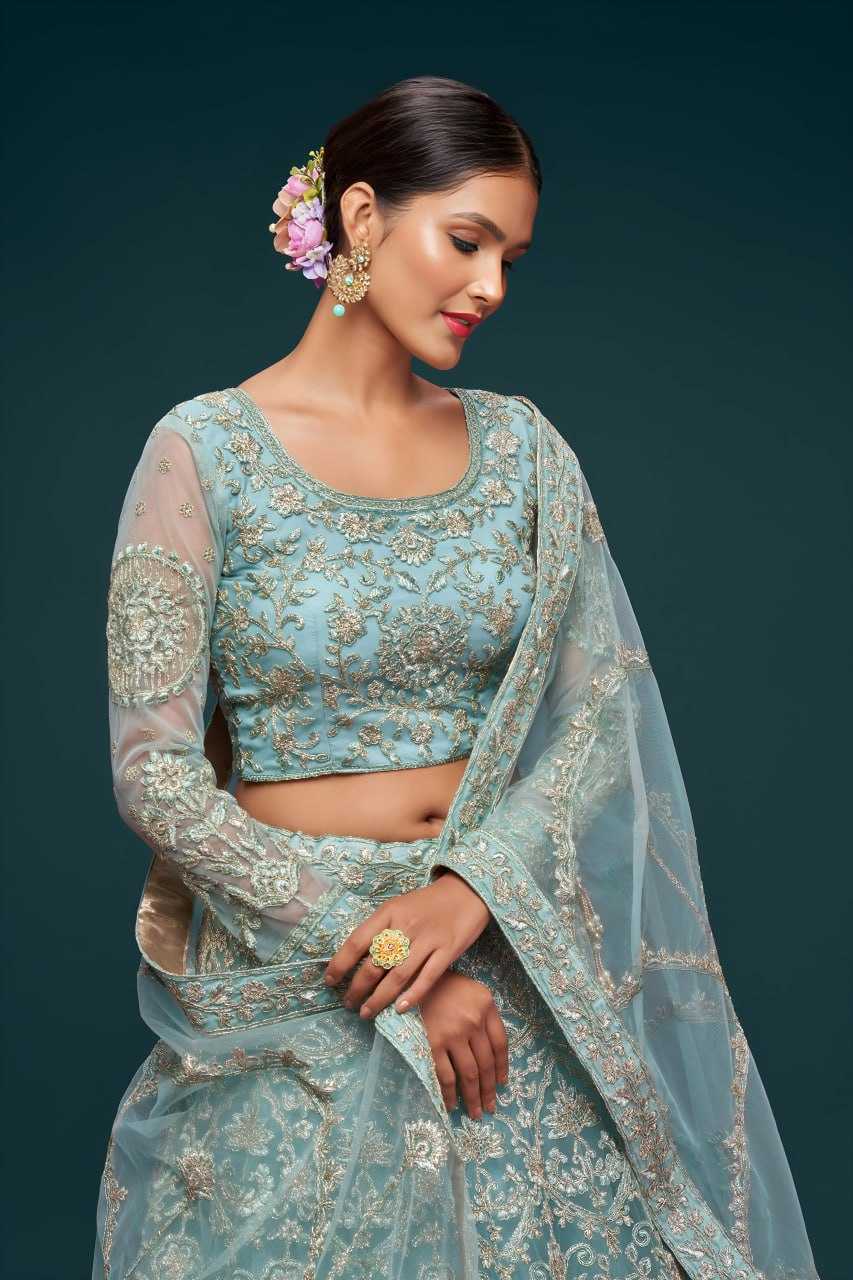 YNF Wholesale Soft Net Designer Lehenga  | Surat Manufacturer