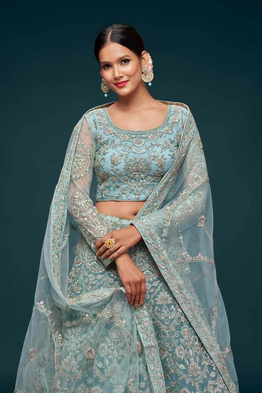 YNF Wholesale Soft Net Designer Lehenga  | Surat Manufacturer