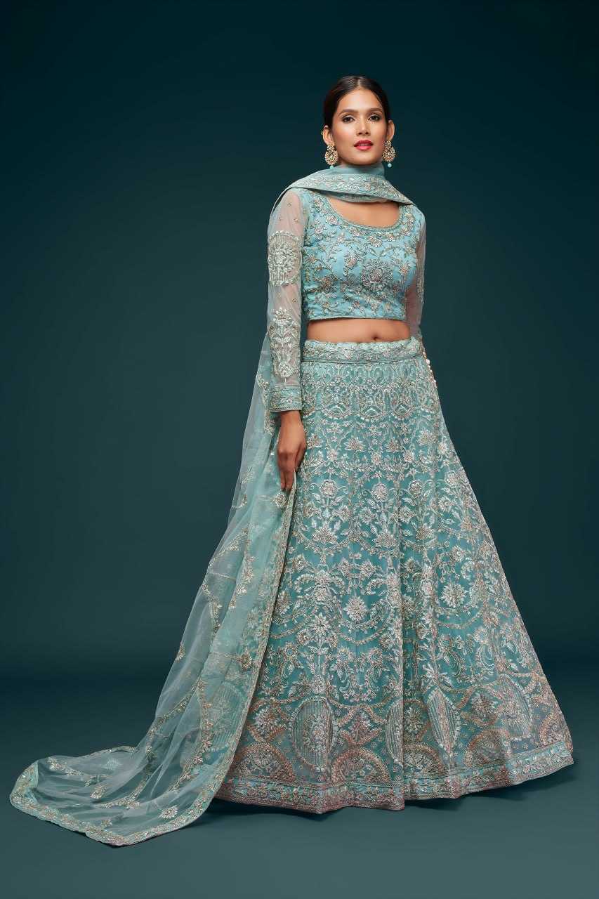 YNF Wholesale Soft Net Designer Lehenga  | Surat Manufacturer