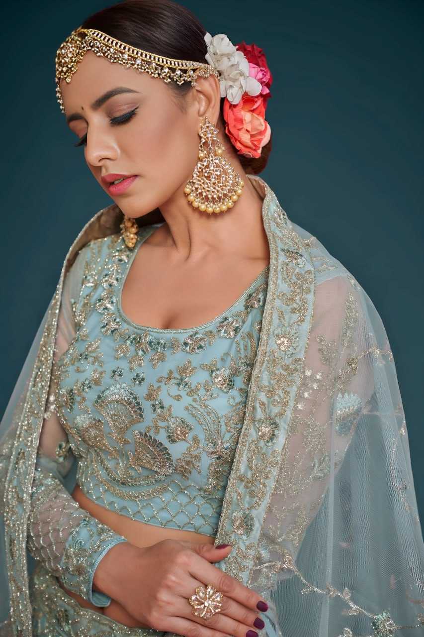 YNF Wholesale Soft Net Designer Lehenga  | Surat Manufacturer