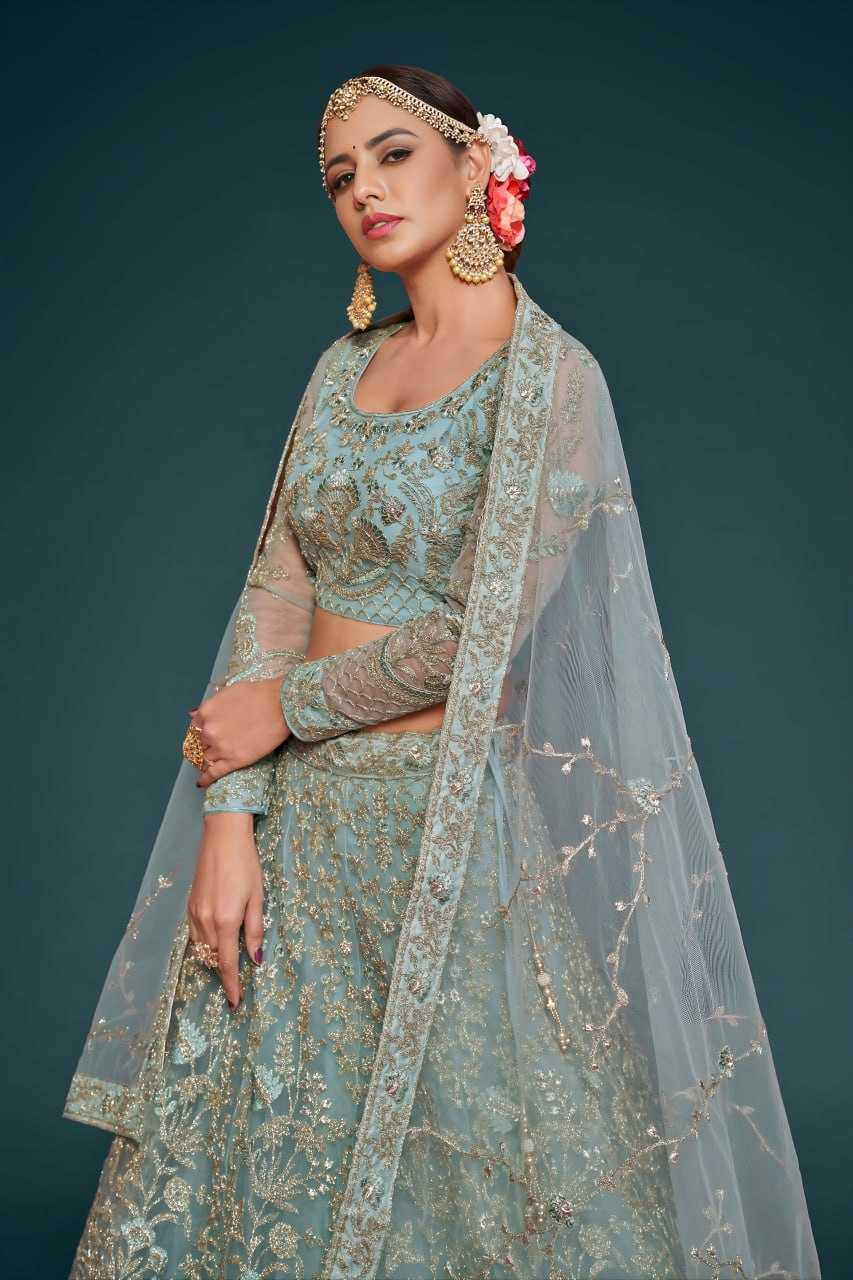 YNF Wholesale Soft Net Designer Lehenga  | Surat Manufacturer