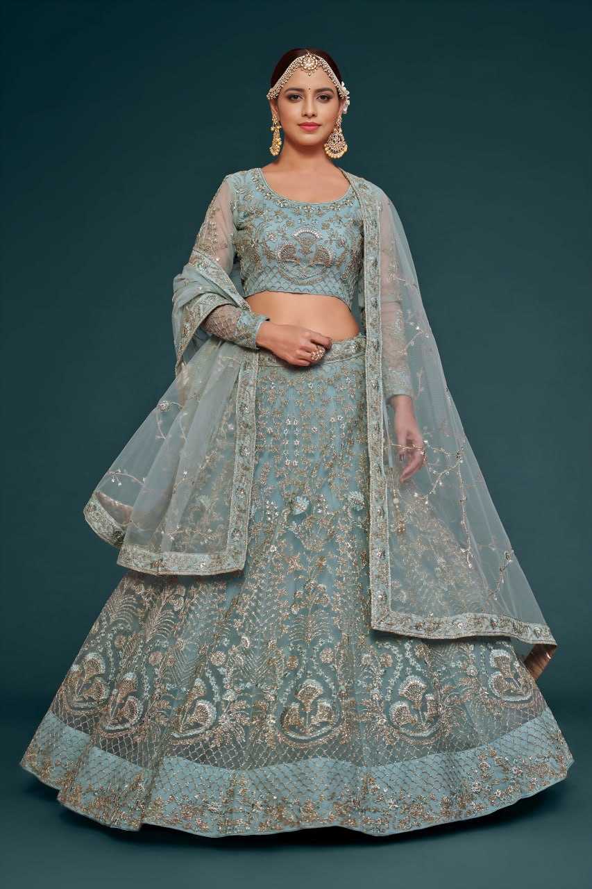 YNF Wholesale Soft Net Designer Lehenga  | Surat Manufacturer