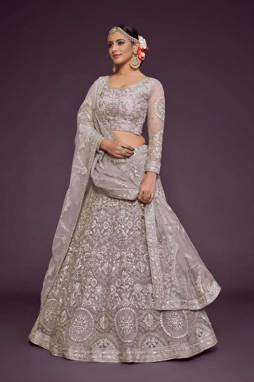 YNF Wholesale Soft Net Embroidered Lehenga  | Surat Manufacturer