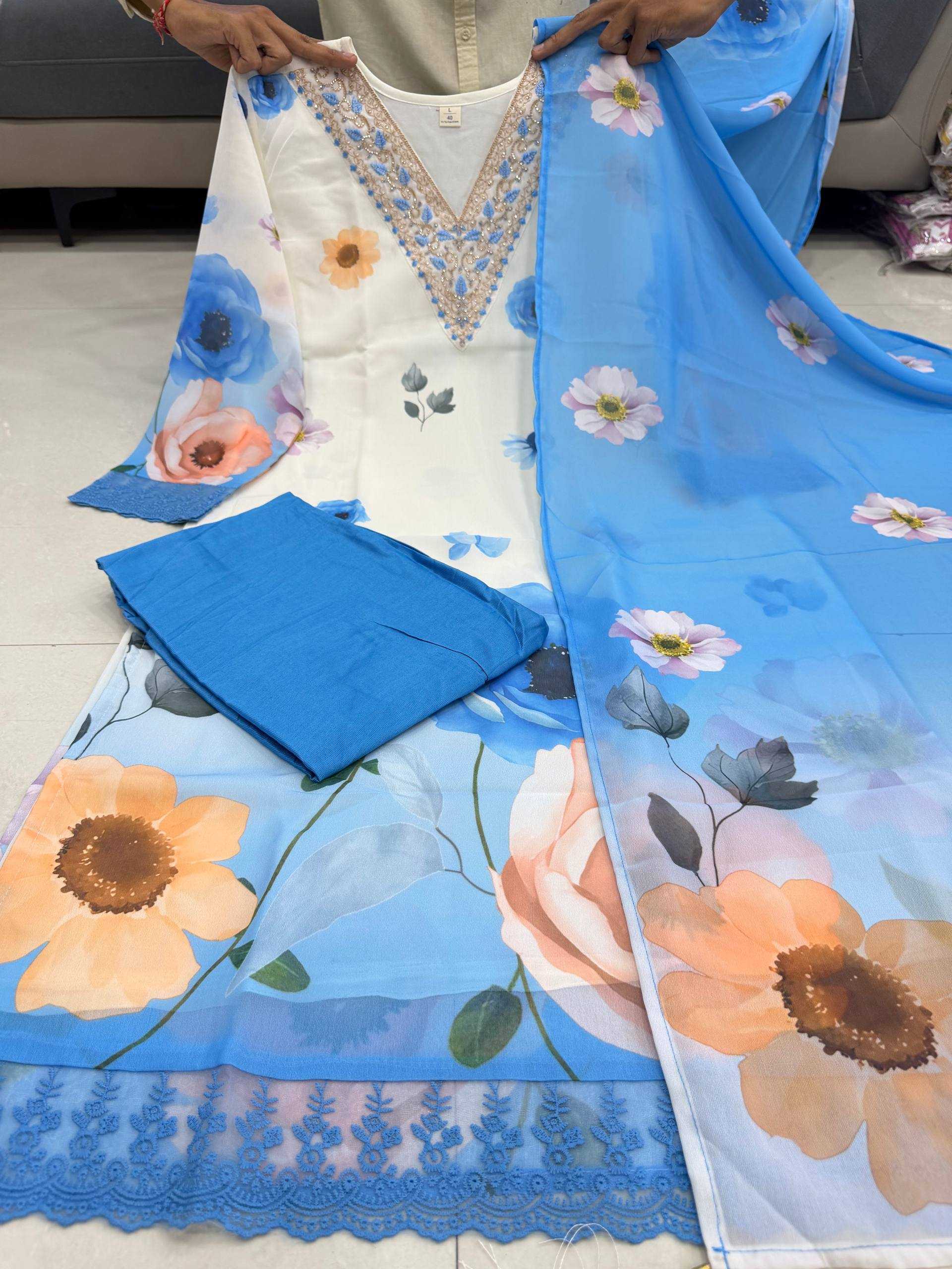YNF Wholesale Chiffon Designer Suits  | Surat Manufacturer